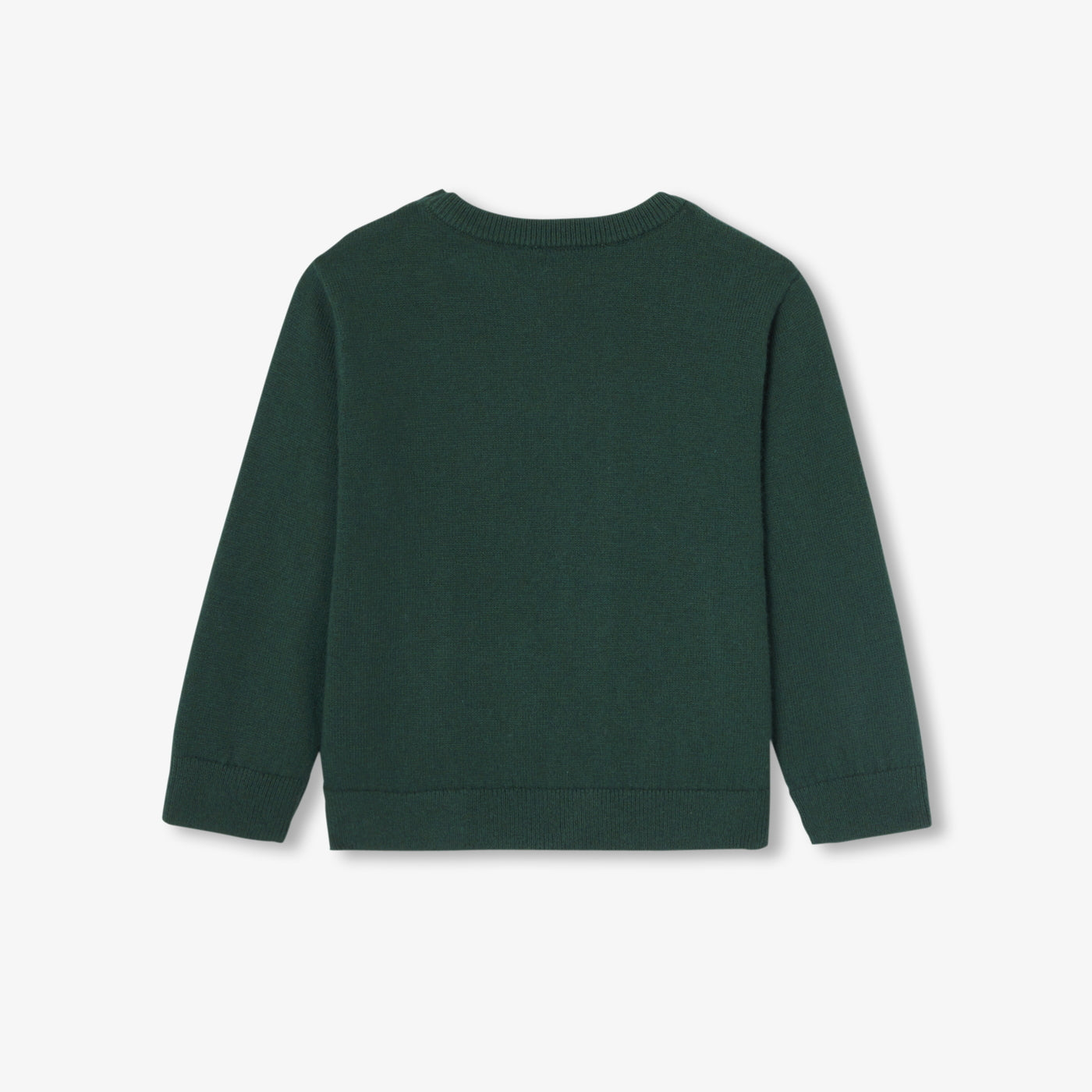 Baby boy jumper in cotton and wool