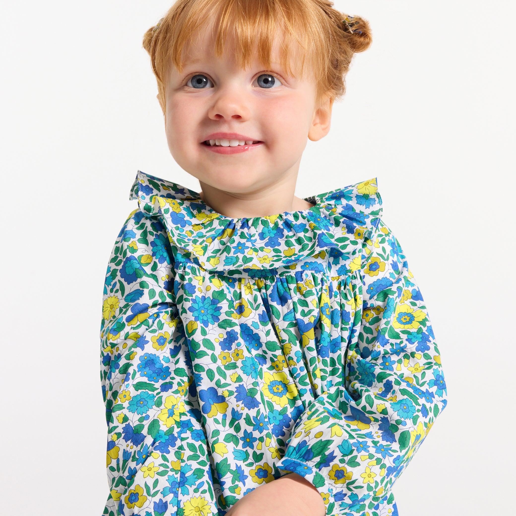 Baby girl blouse in Liberty fabric