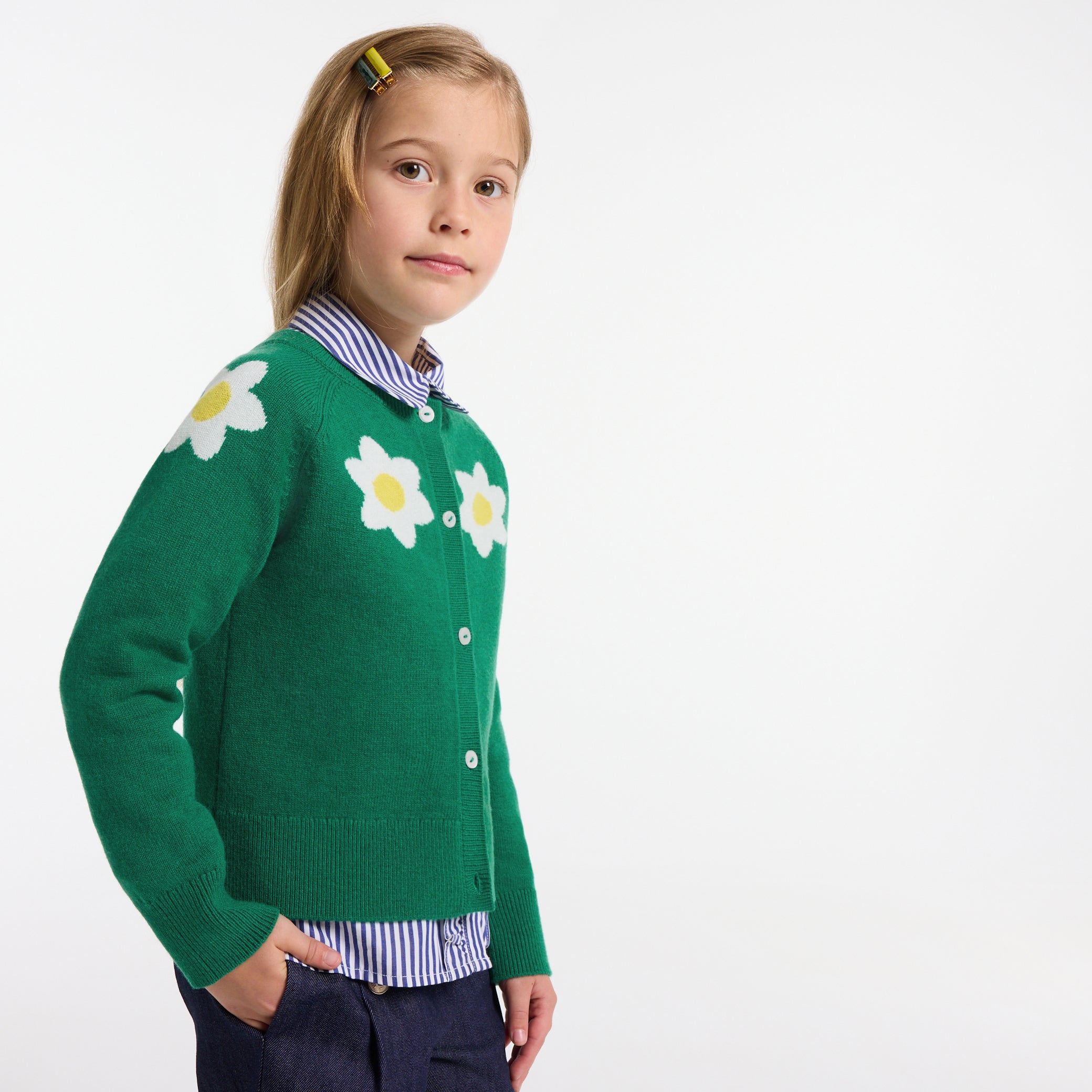 Girl wool cardigan