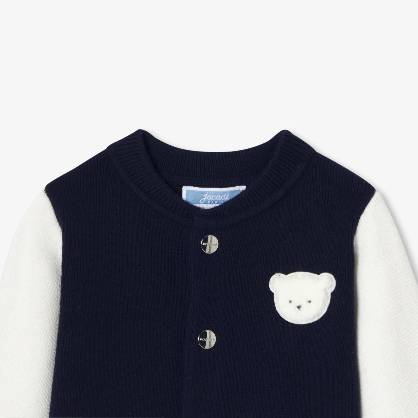 Baby boy Varsity-style cardigan