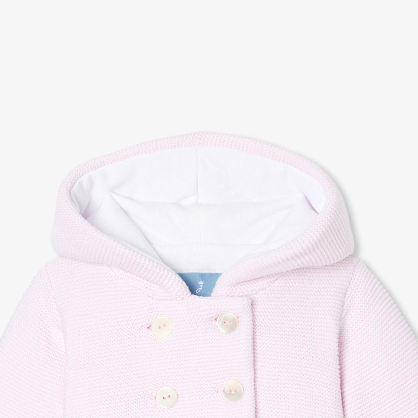 Baby girl lined burnous jacket