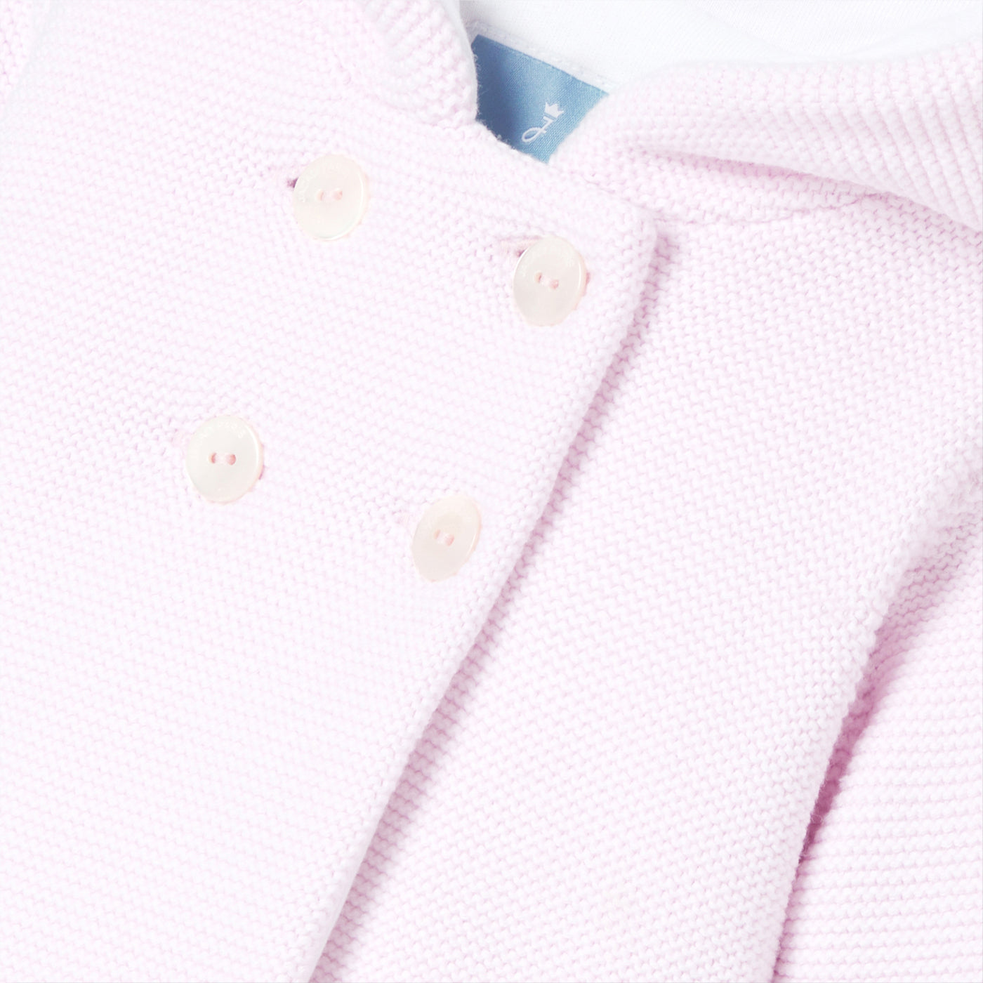 Baby girl lined burnous jacket