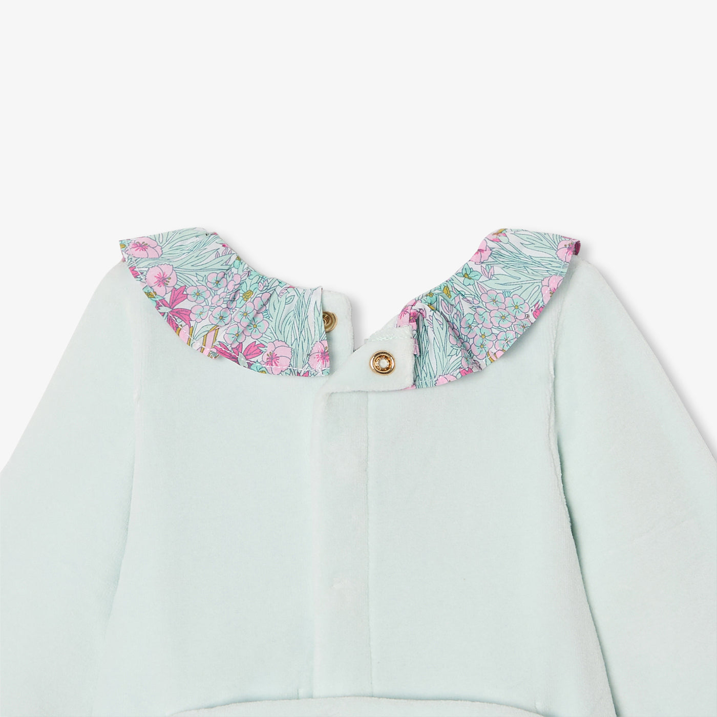 Baby girl velvet pyjamas