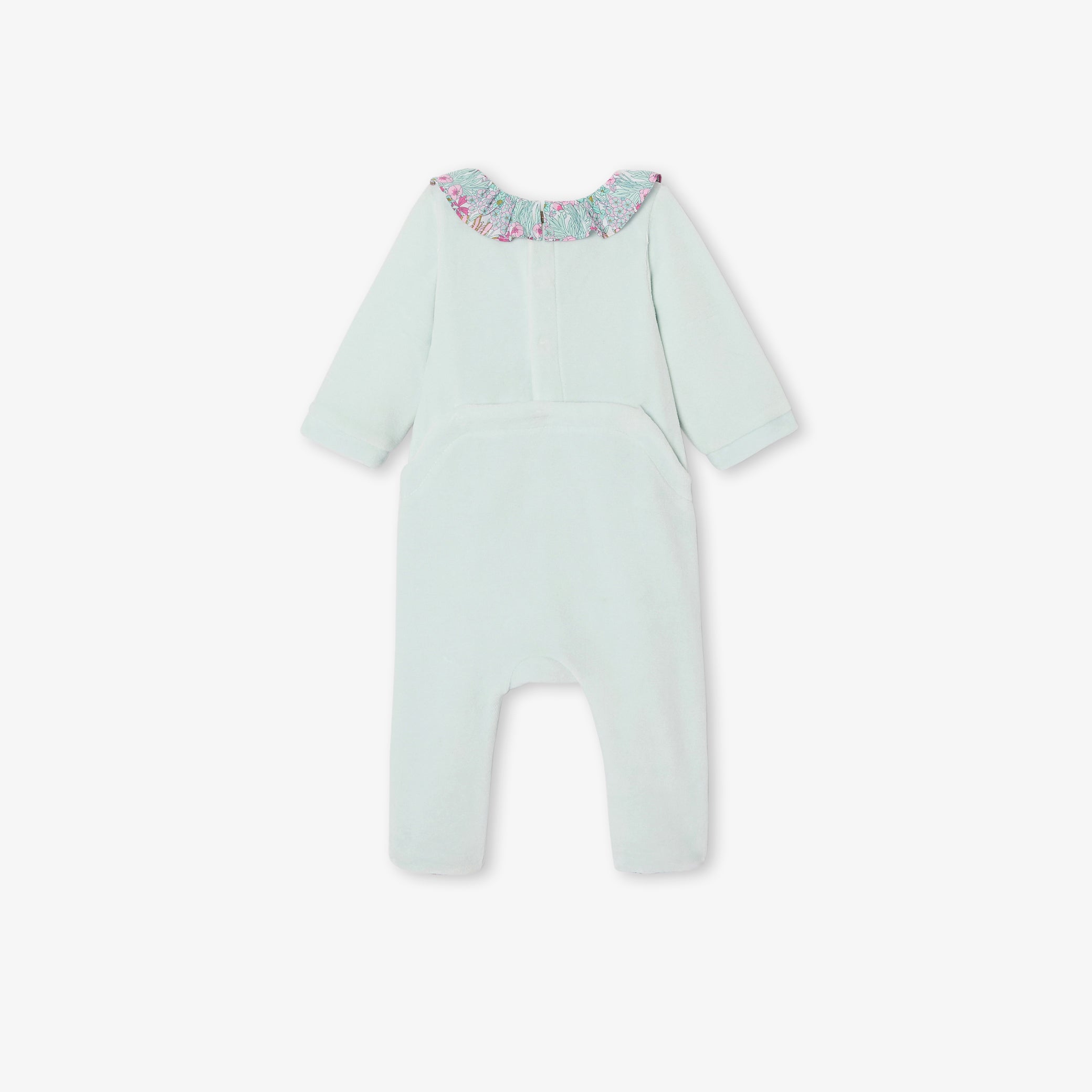 Baby girl velvet pyjamas