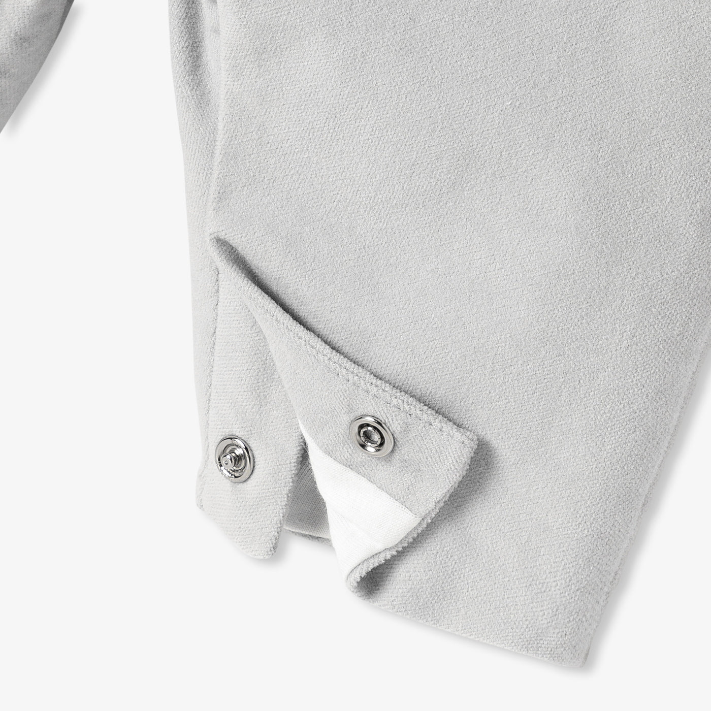 Baby boy dungarees in smooth velvet