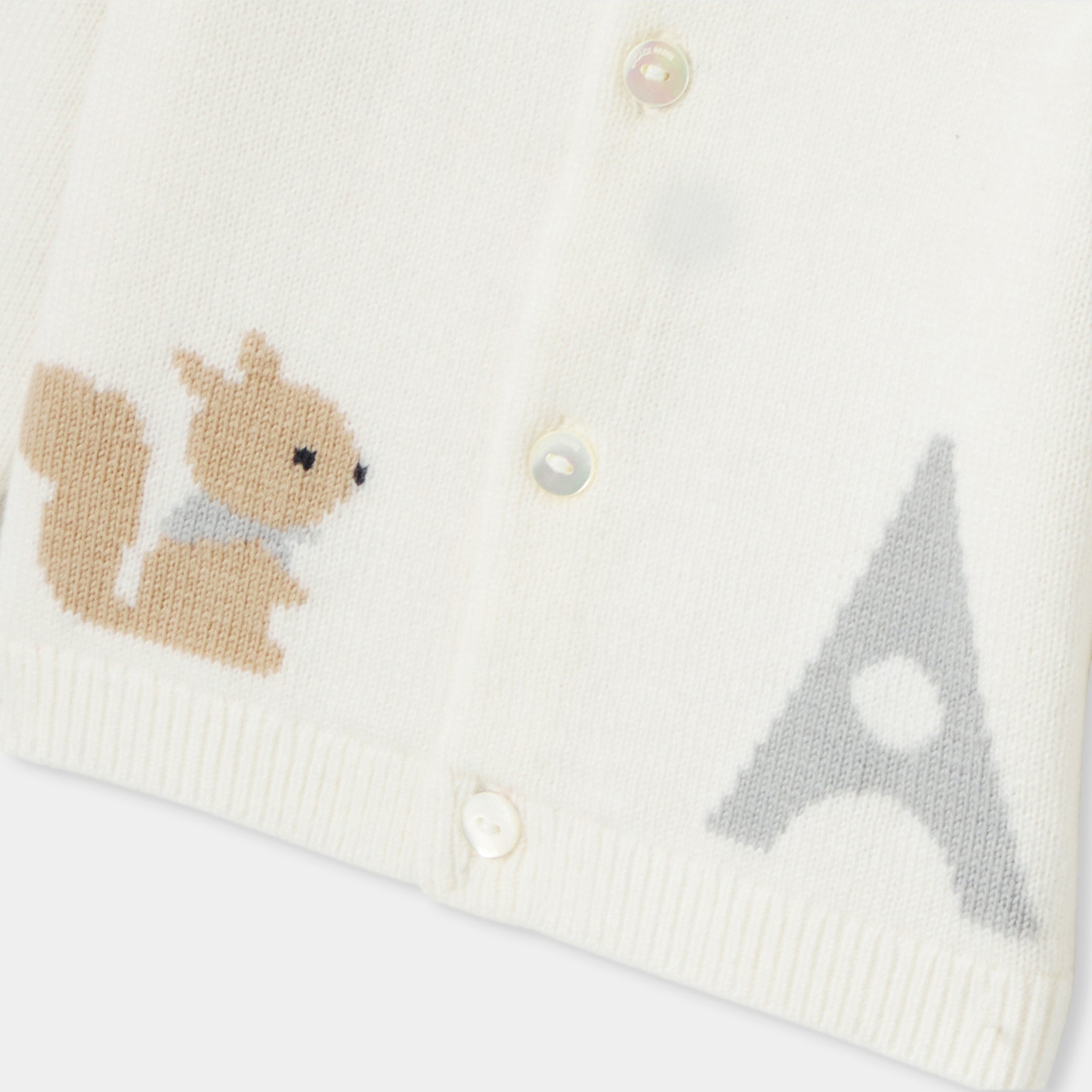 Baby boy jersey cardigan