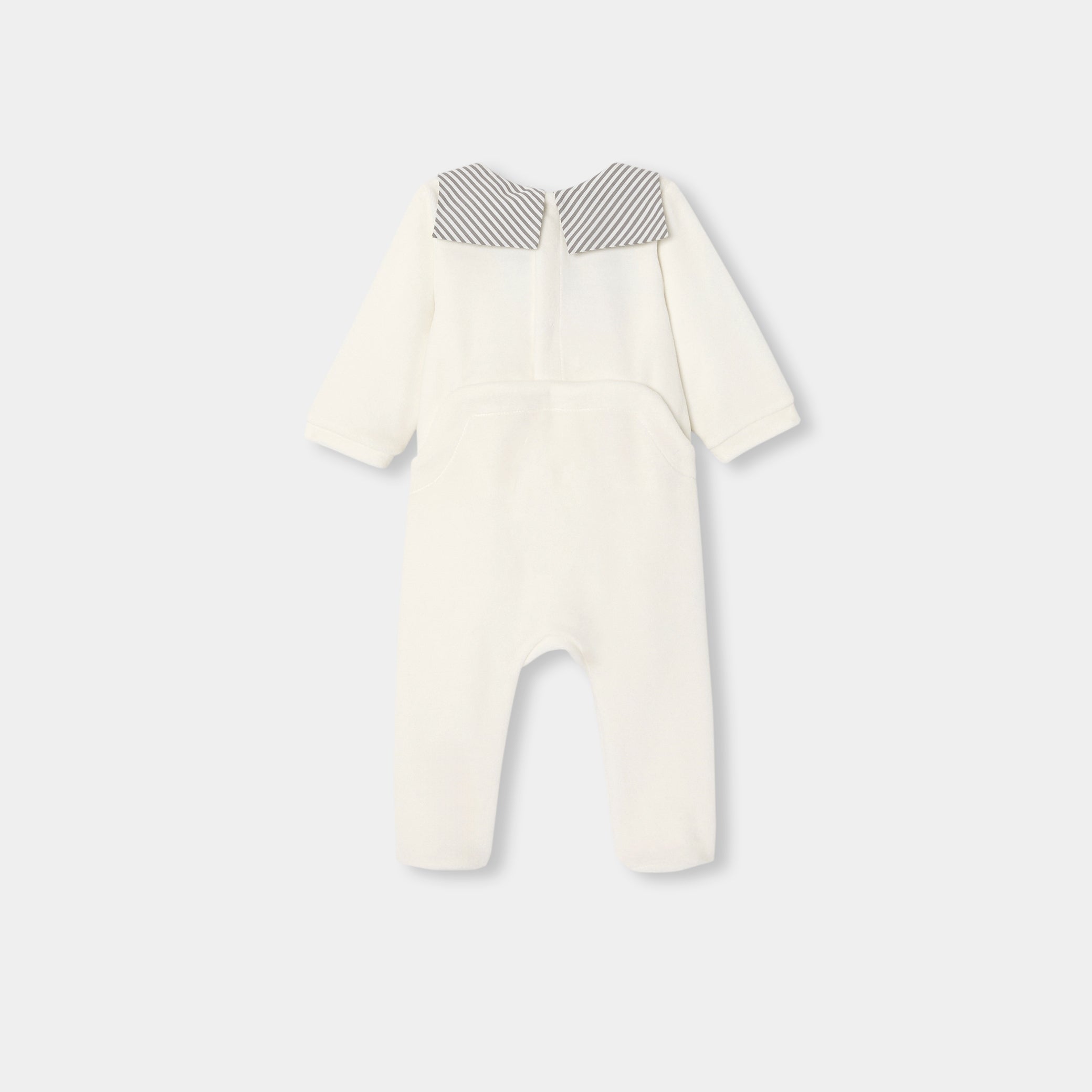 Baby boy velvet pyjamas