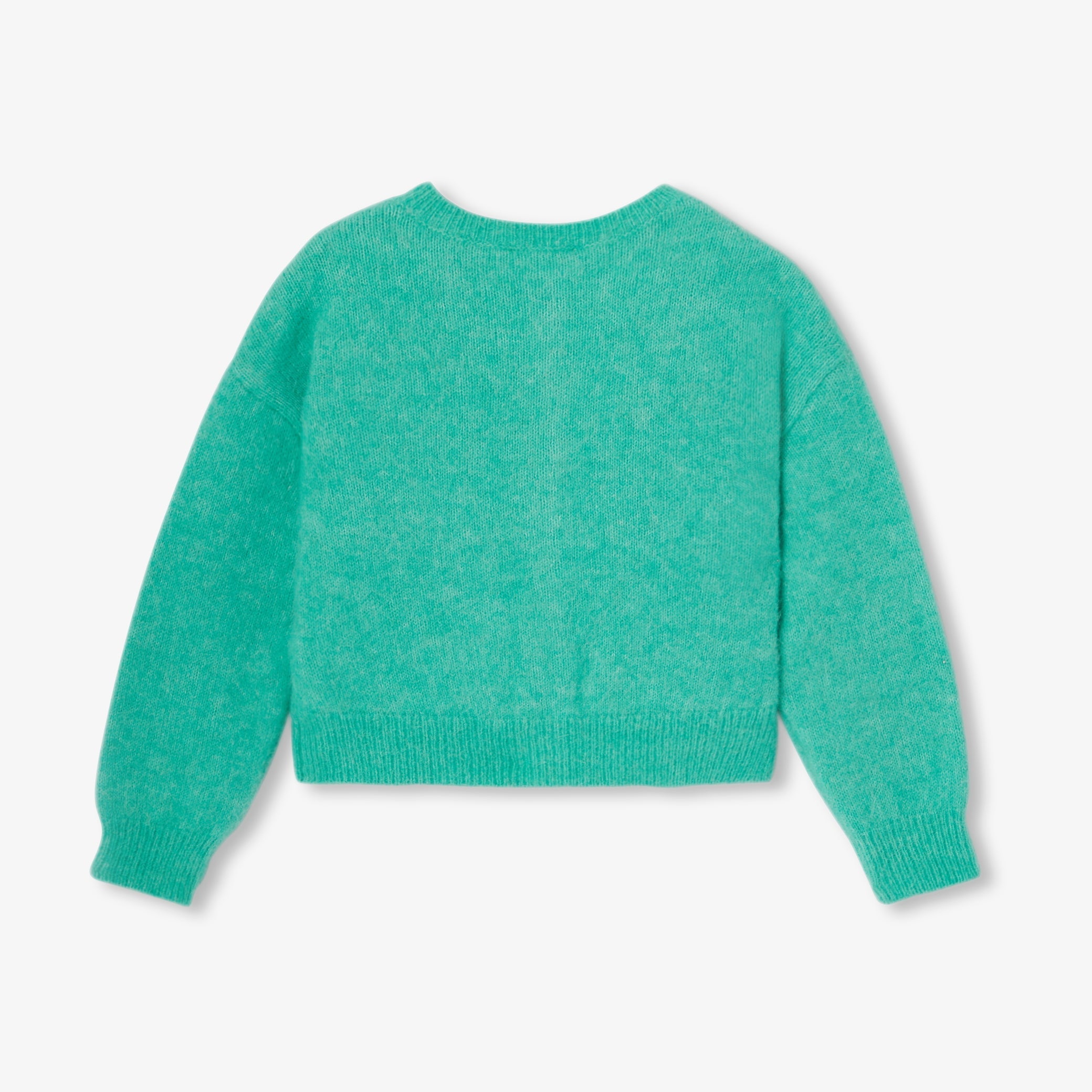 Girl wool and alpaca cardigan