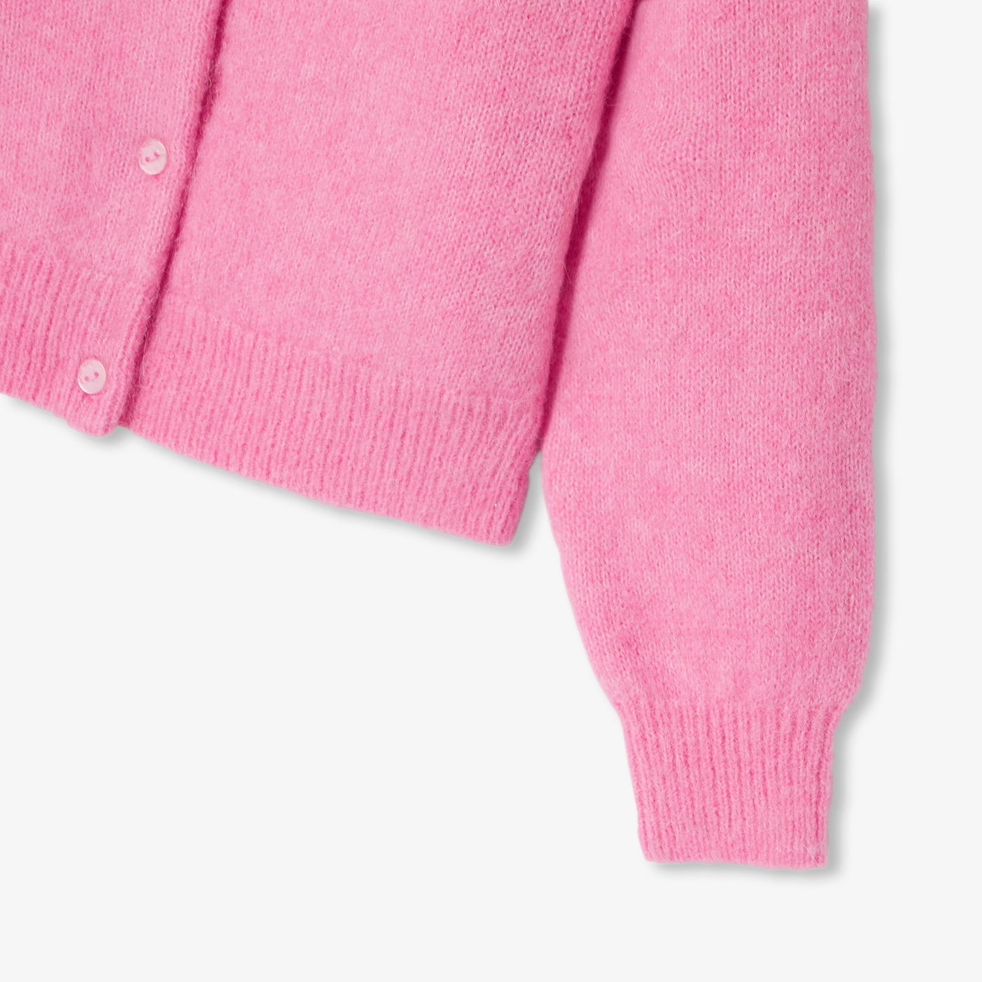 Girl wool and alpaca cardigan