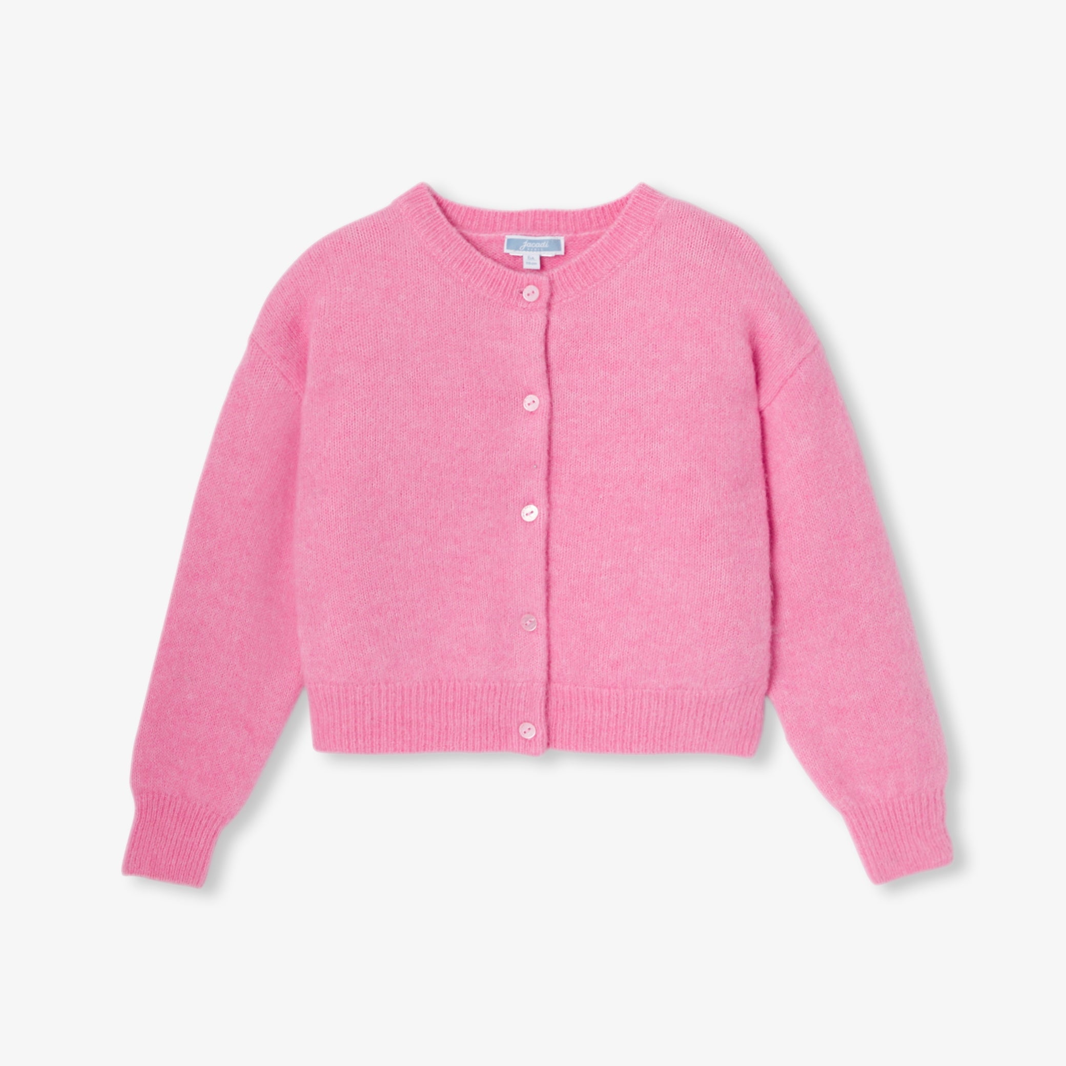 Girl wool and alpaca cardigan