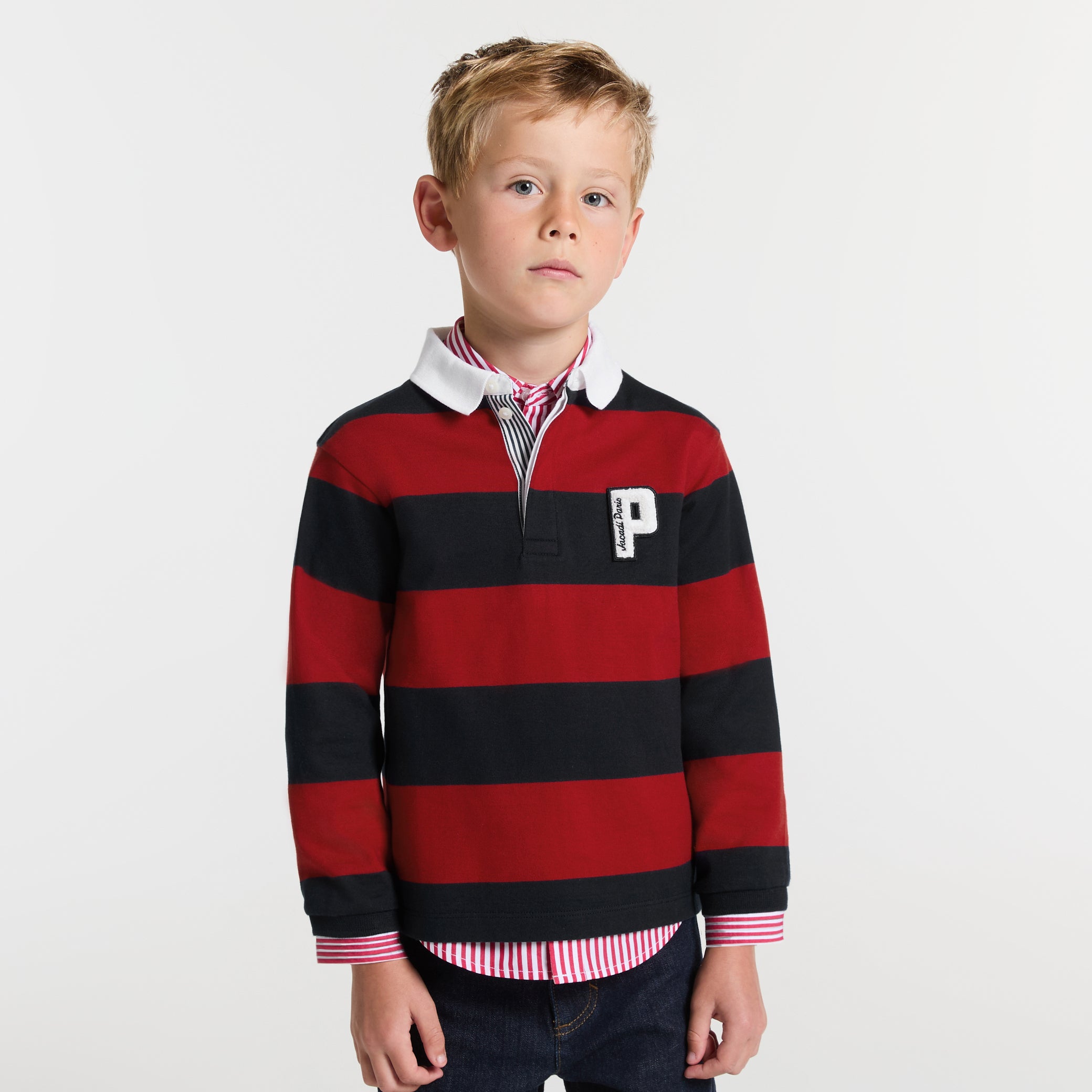 Boy rugby polo shirt