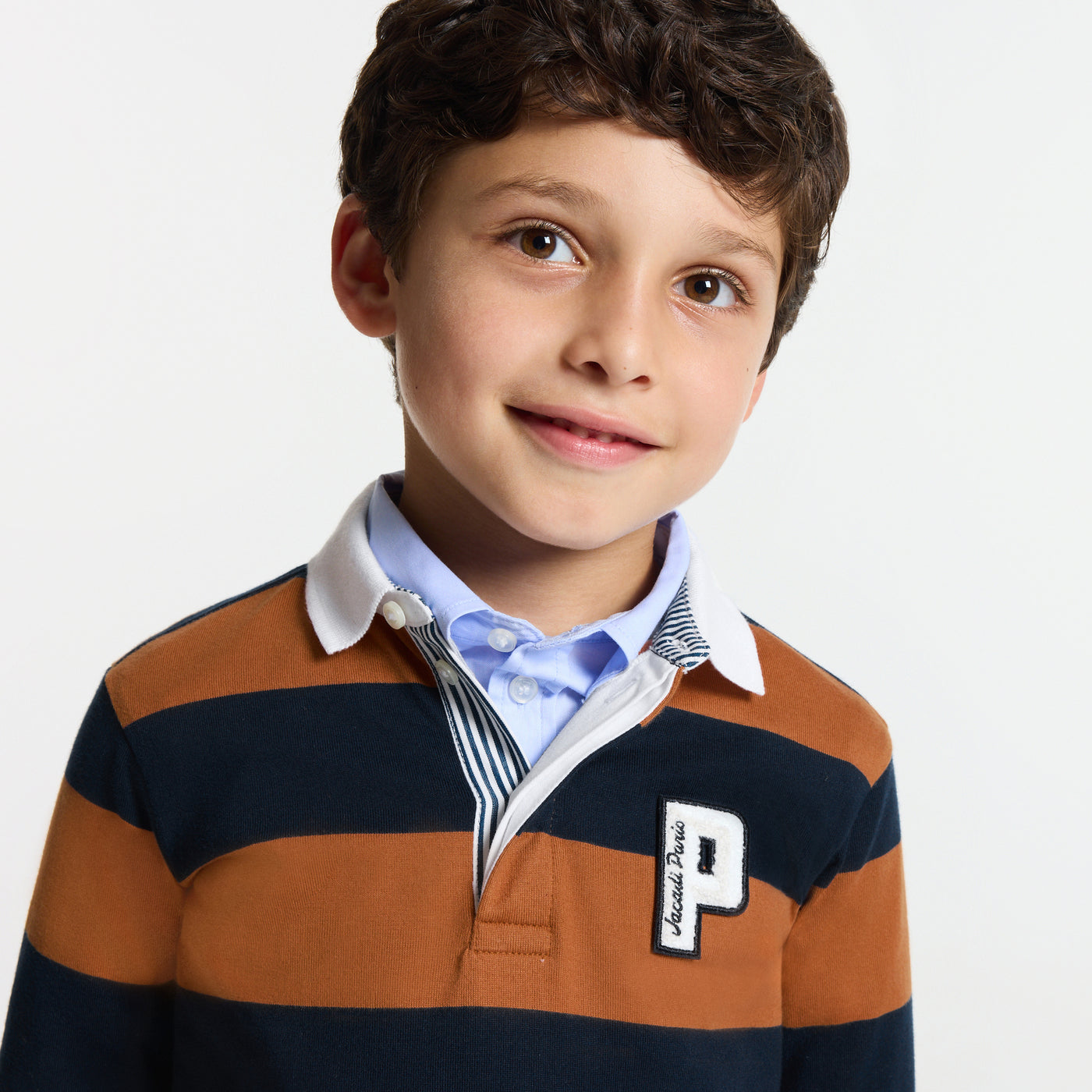Boy rugby polo shirt