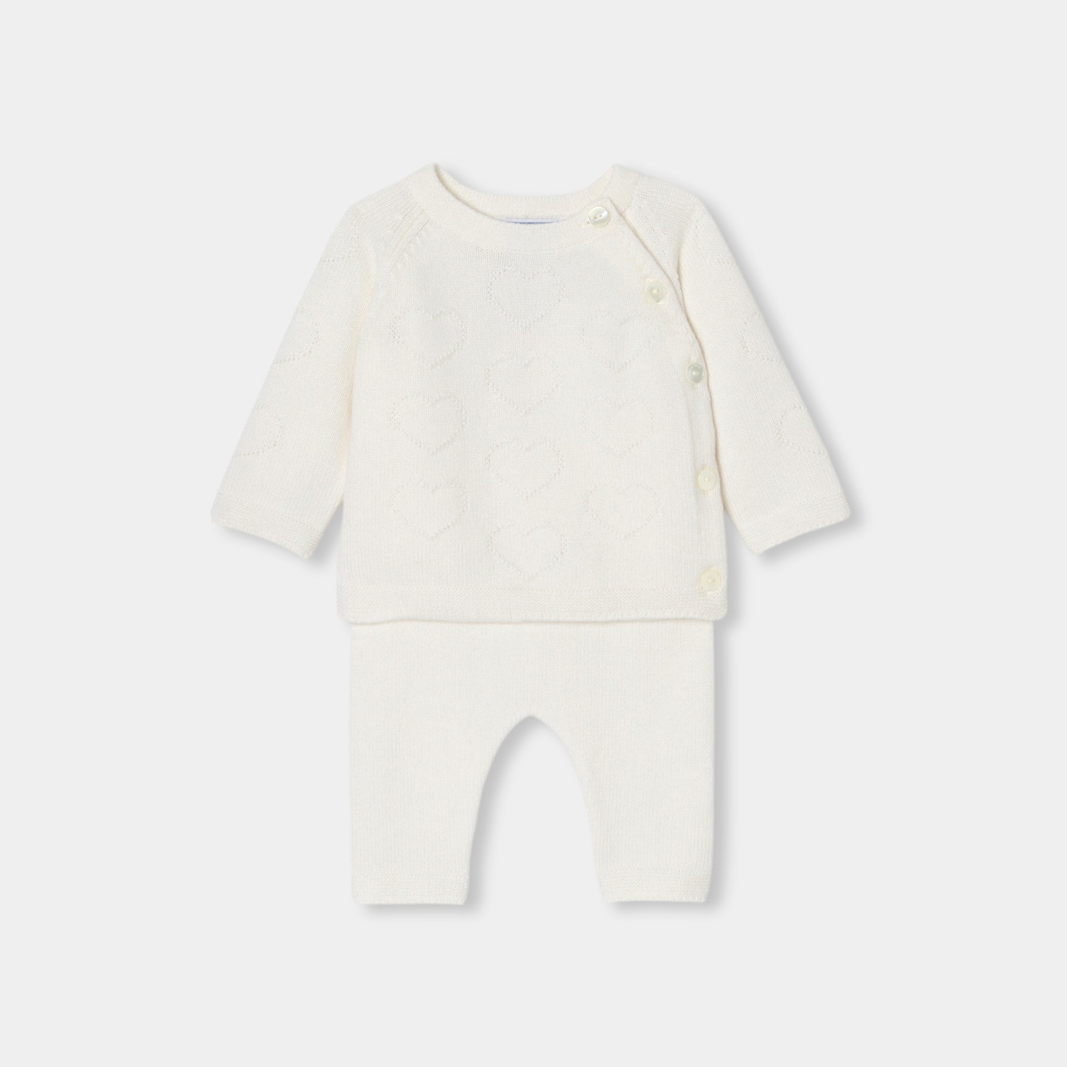 Baby girl knitwear set