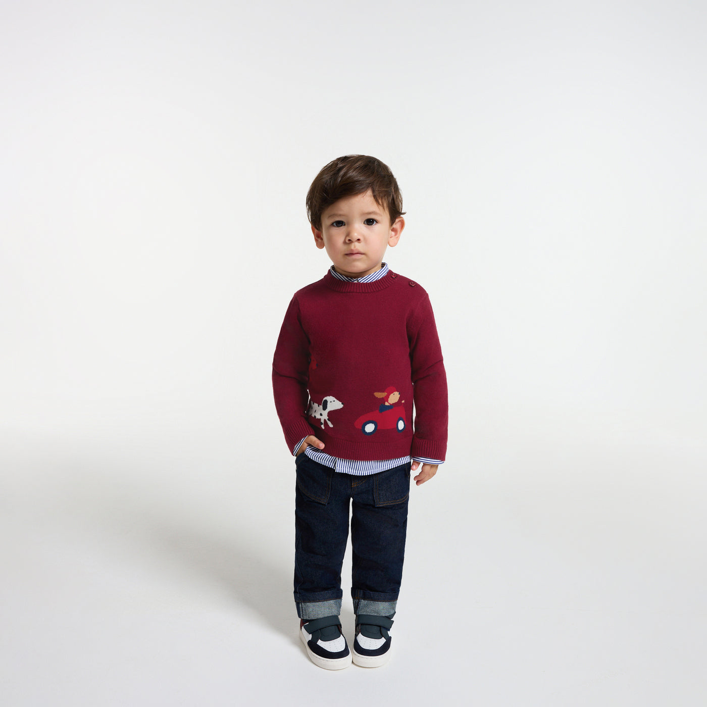 Baby boy cotton sweater
