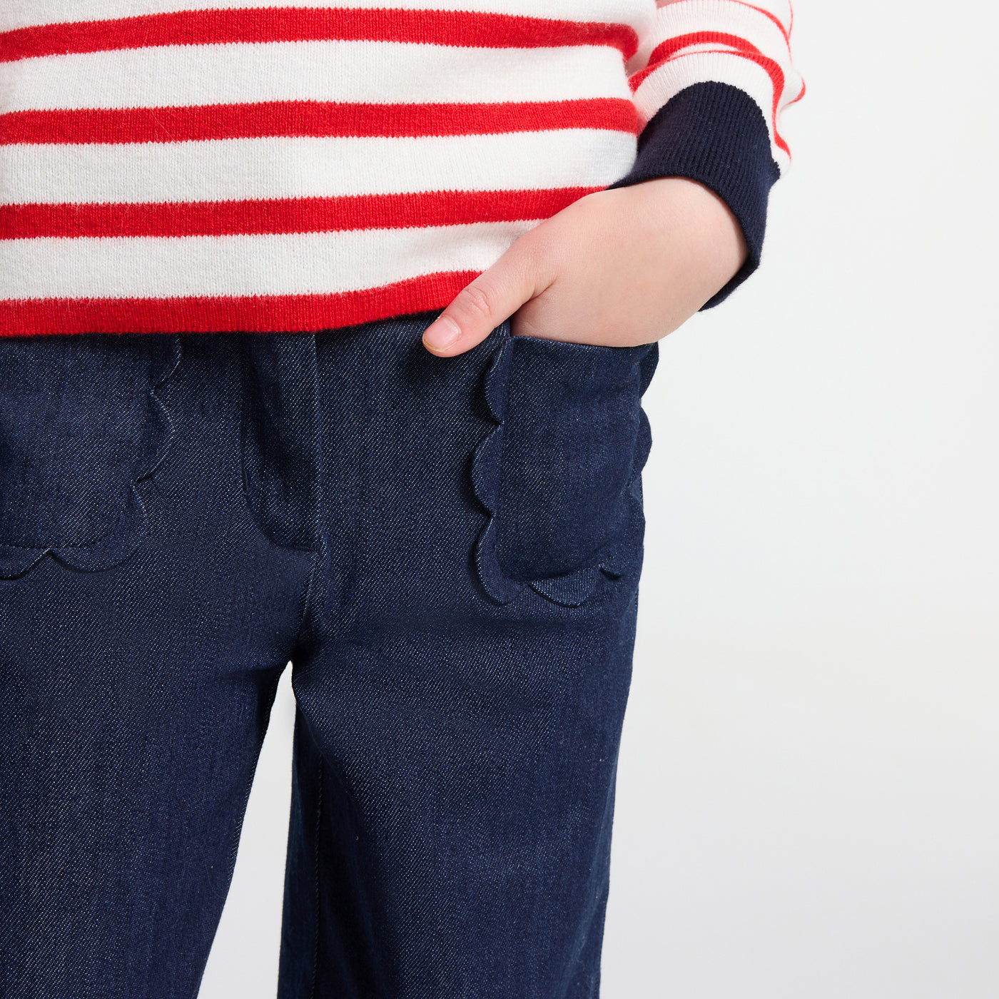Girl wide-leg jeans