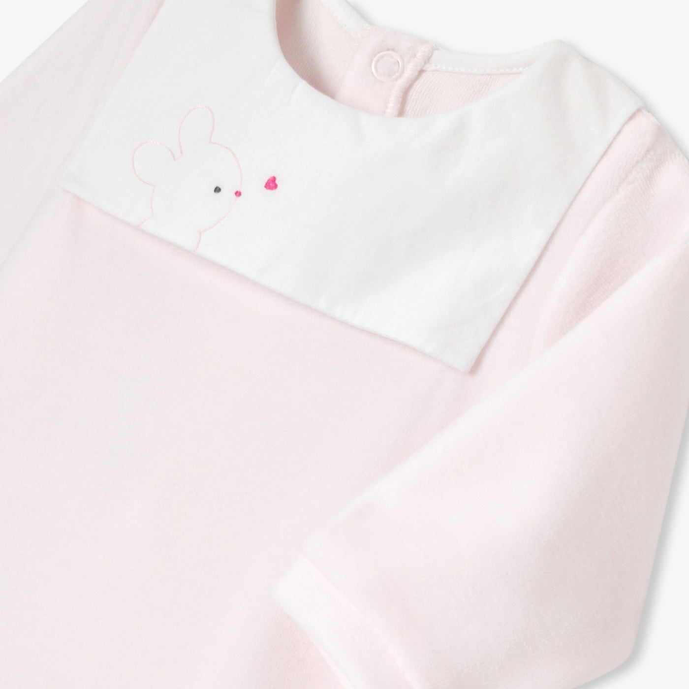 Baby girl velvet pyjamas