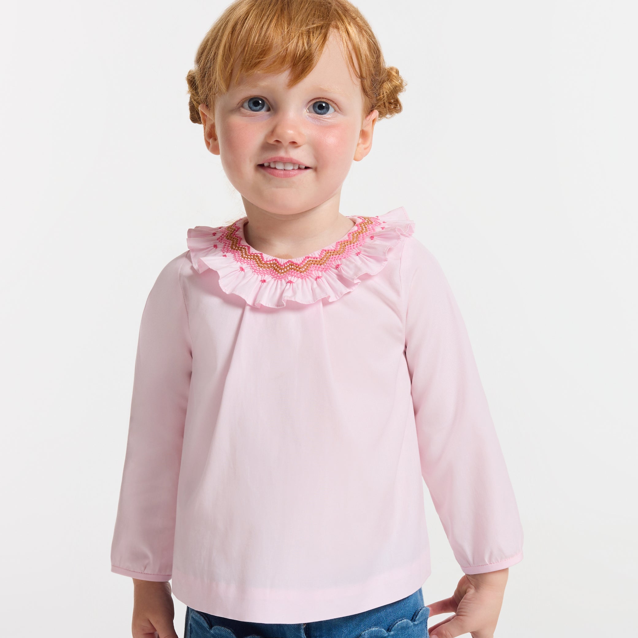 Baby girl long-sleeved blouse