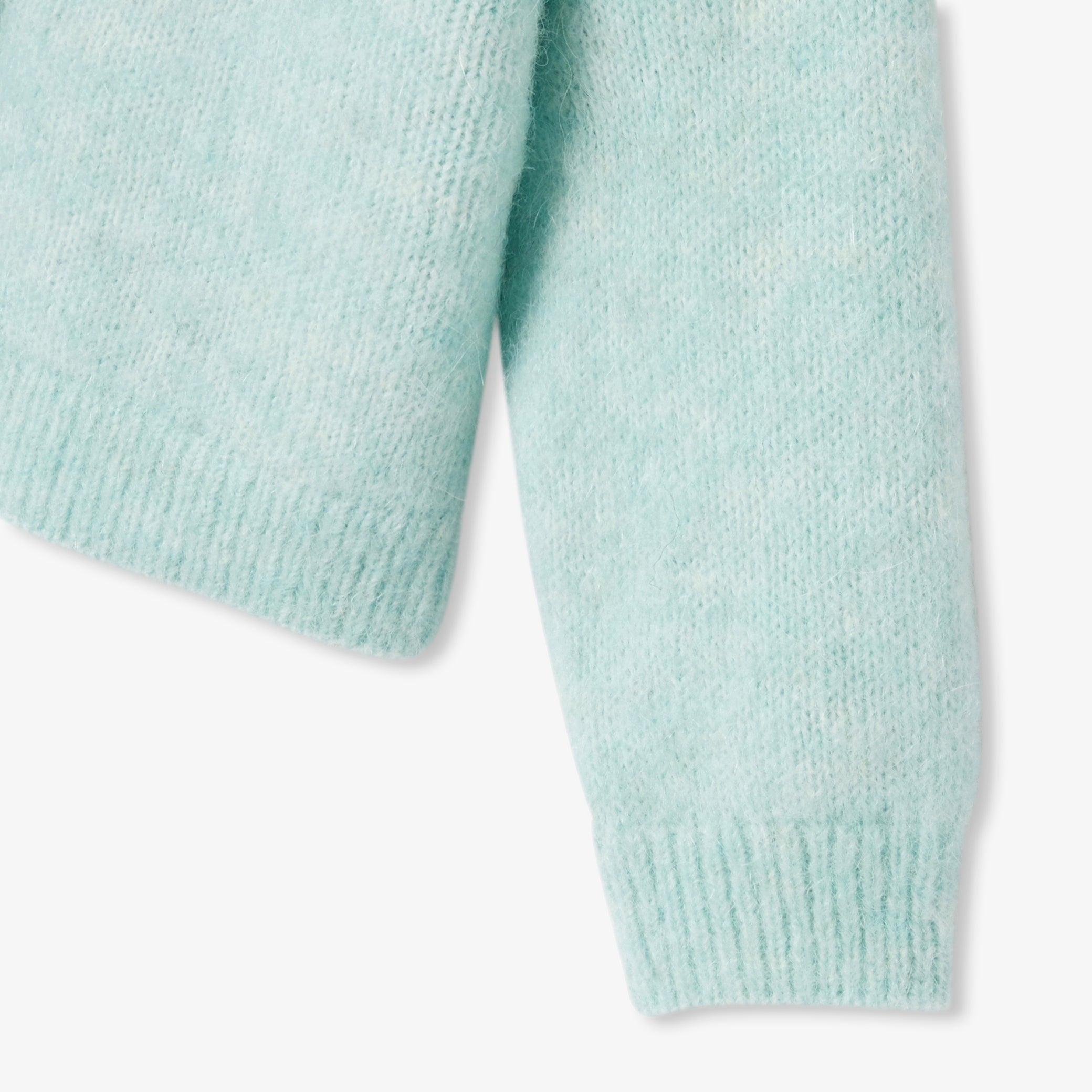 Baby girl cardigan in wool and alpaca