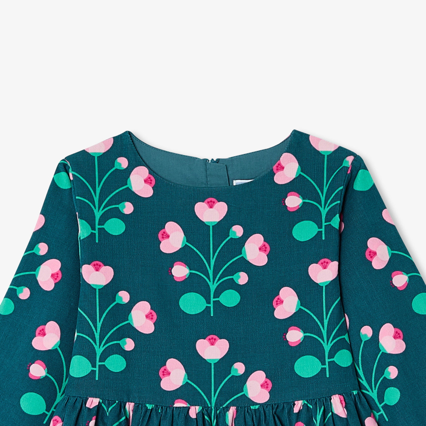 Girl dress in milleraies velvet