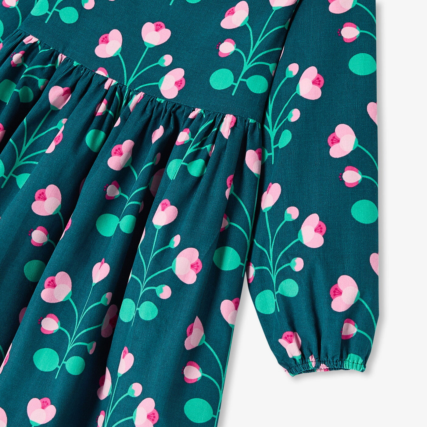 Girl dress in milleraies velvet