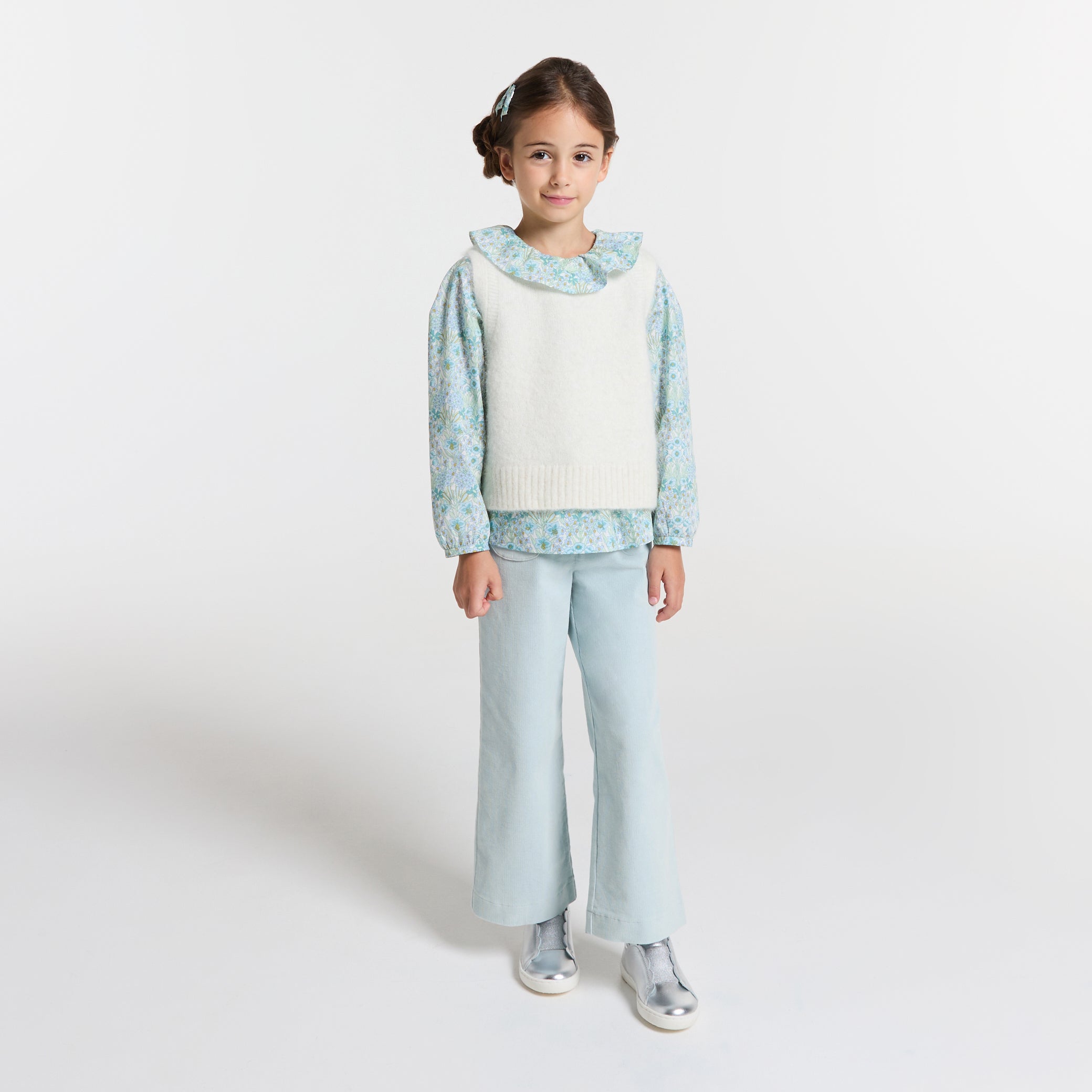 Girl milleraies velvet trousers