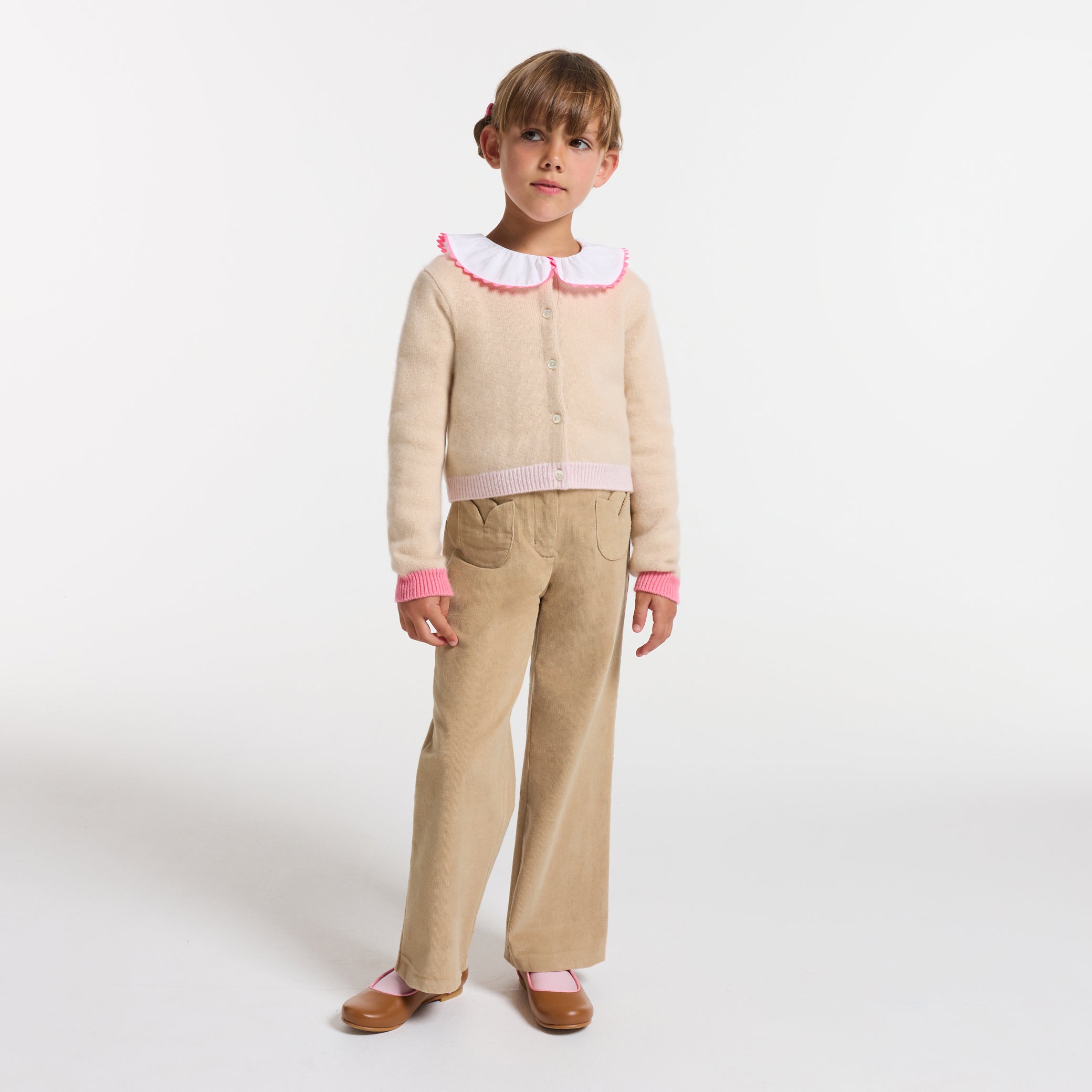 Girl milleraies velvet trousers