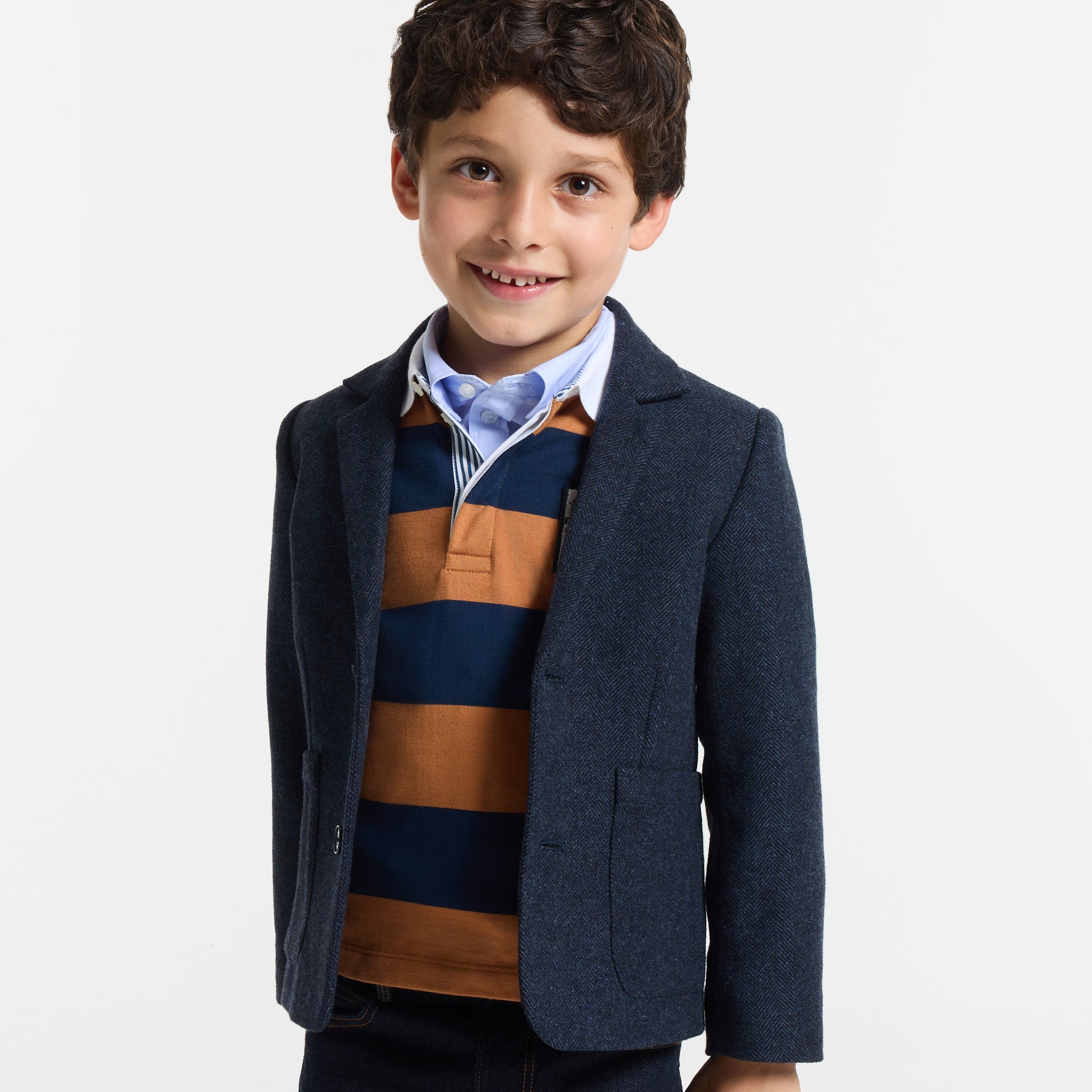 Boy jacket in Italian wool