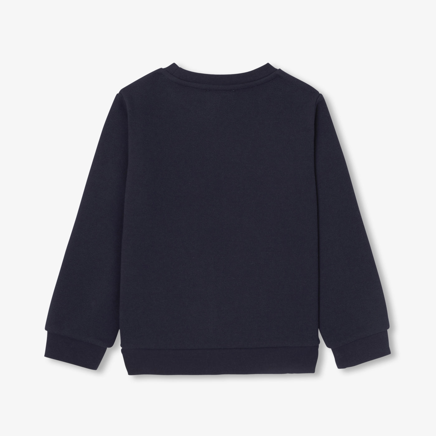 Boy double-face piqué sweatshirt