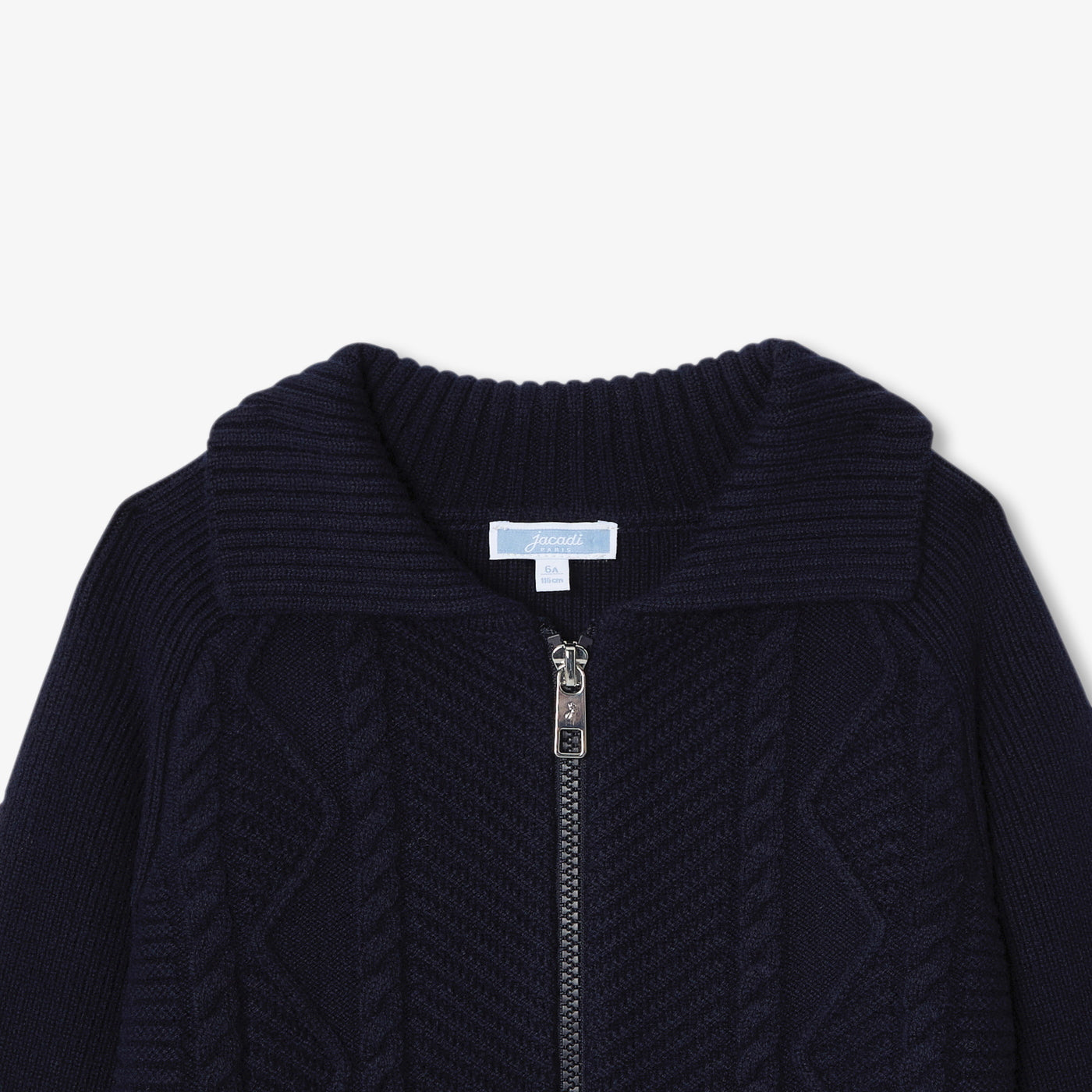 Boy cardigan in responsible wool