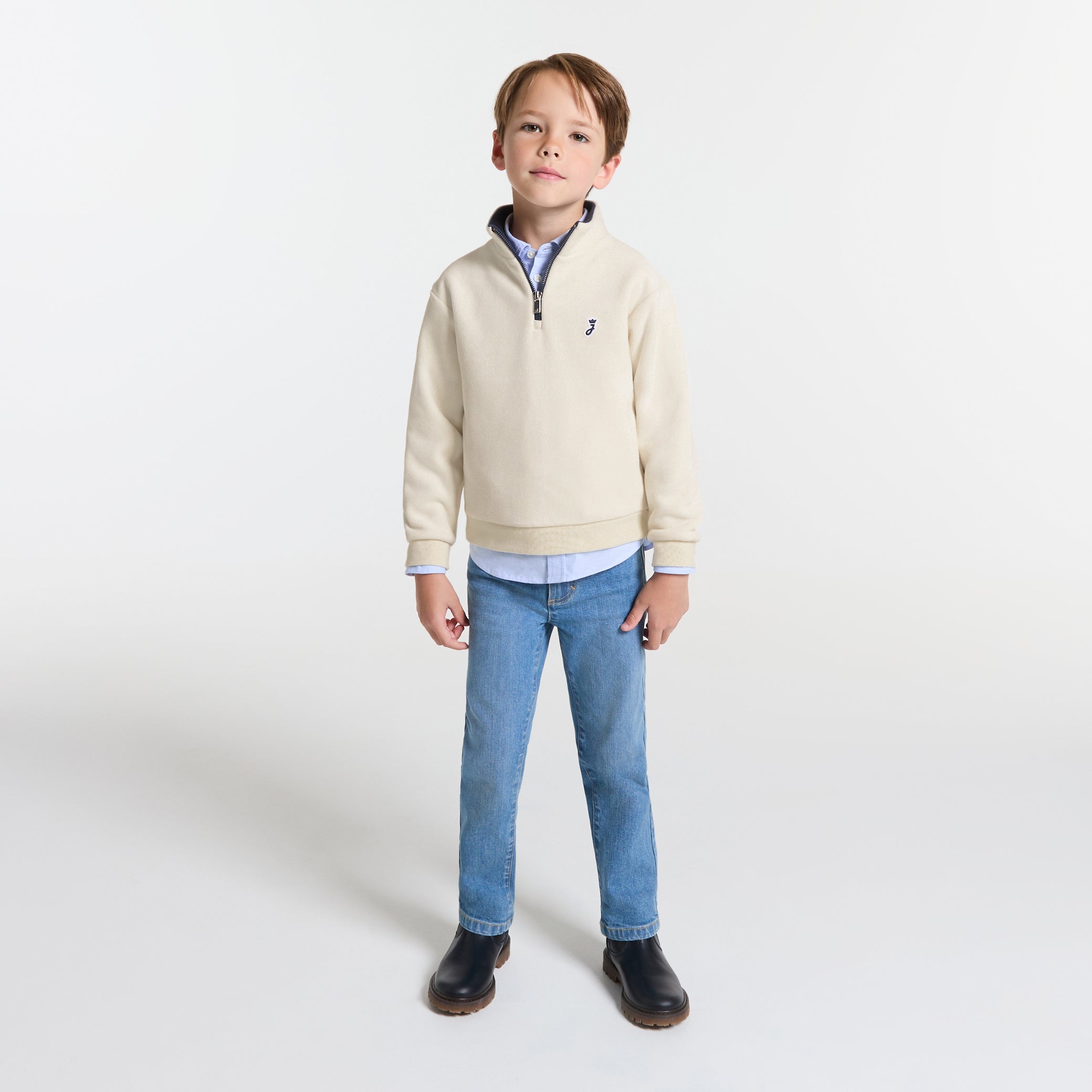 Boy fleece sweatshirt