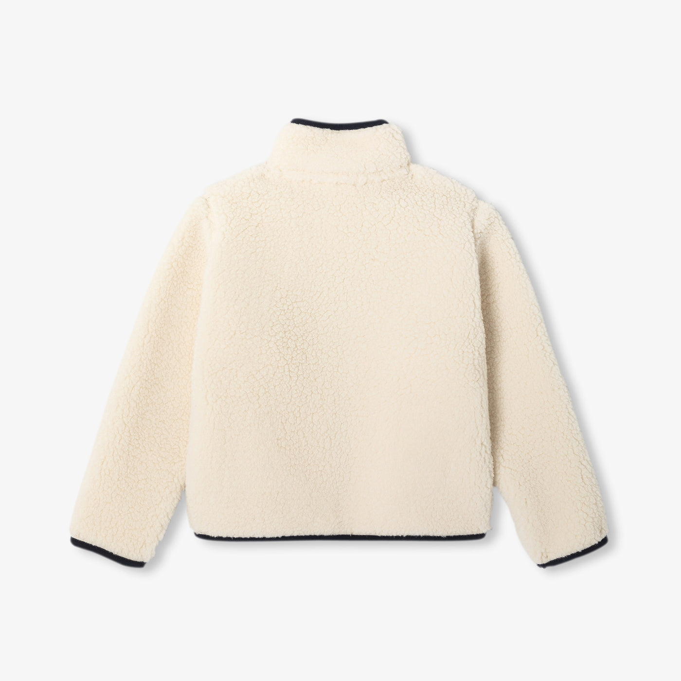 Boy bi-material cardigan