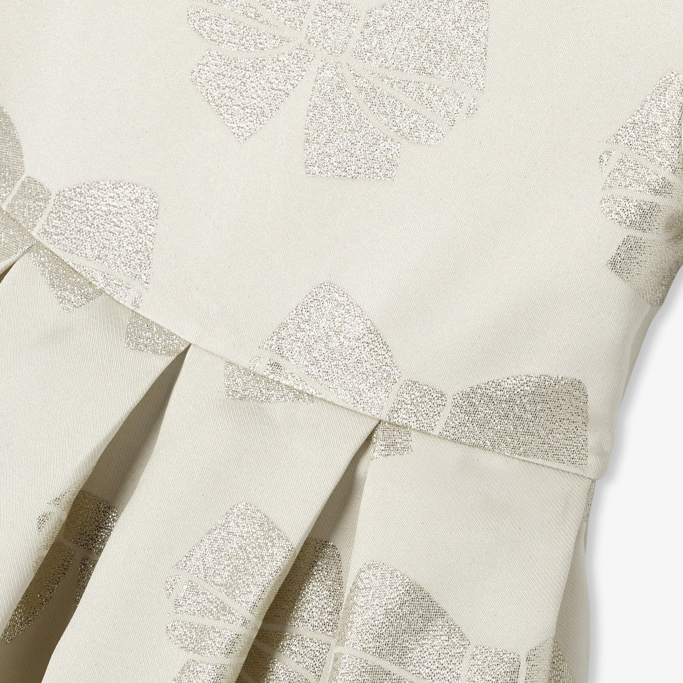 Girl dress jacquard bow