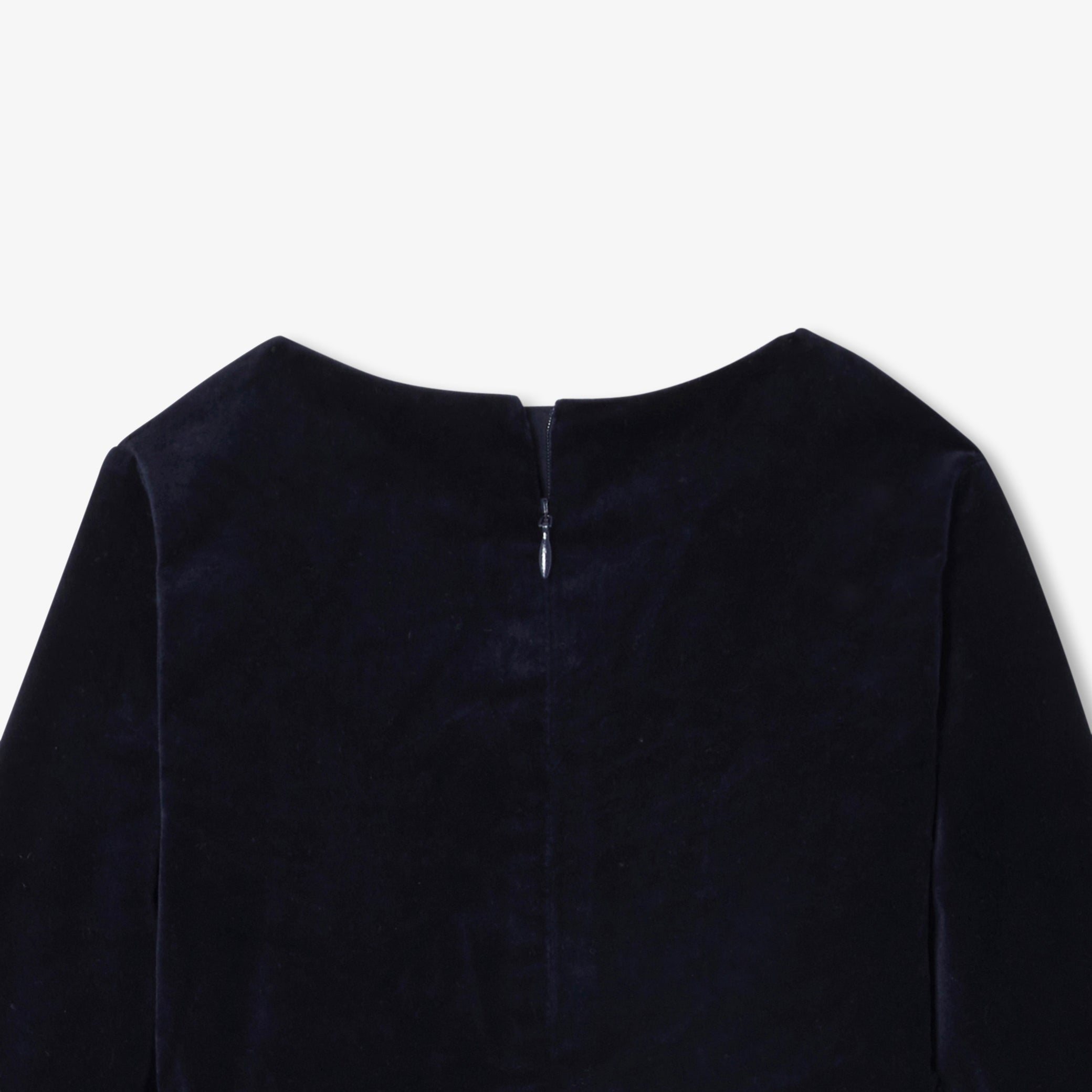 Girl bi-material dress