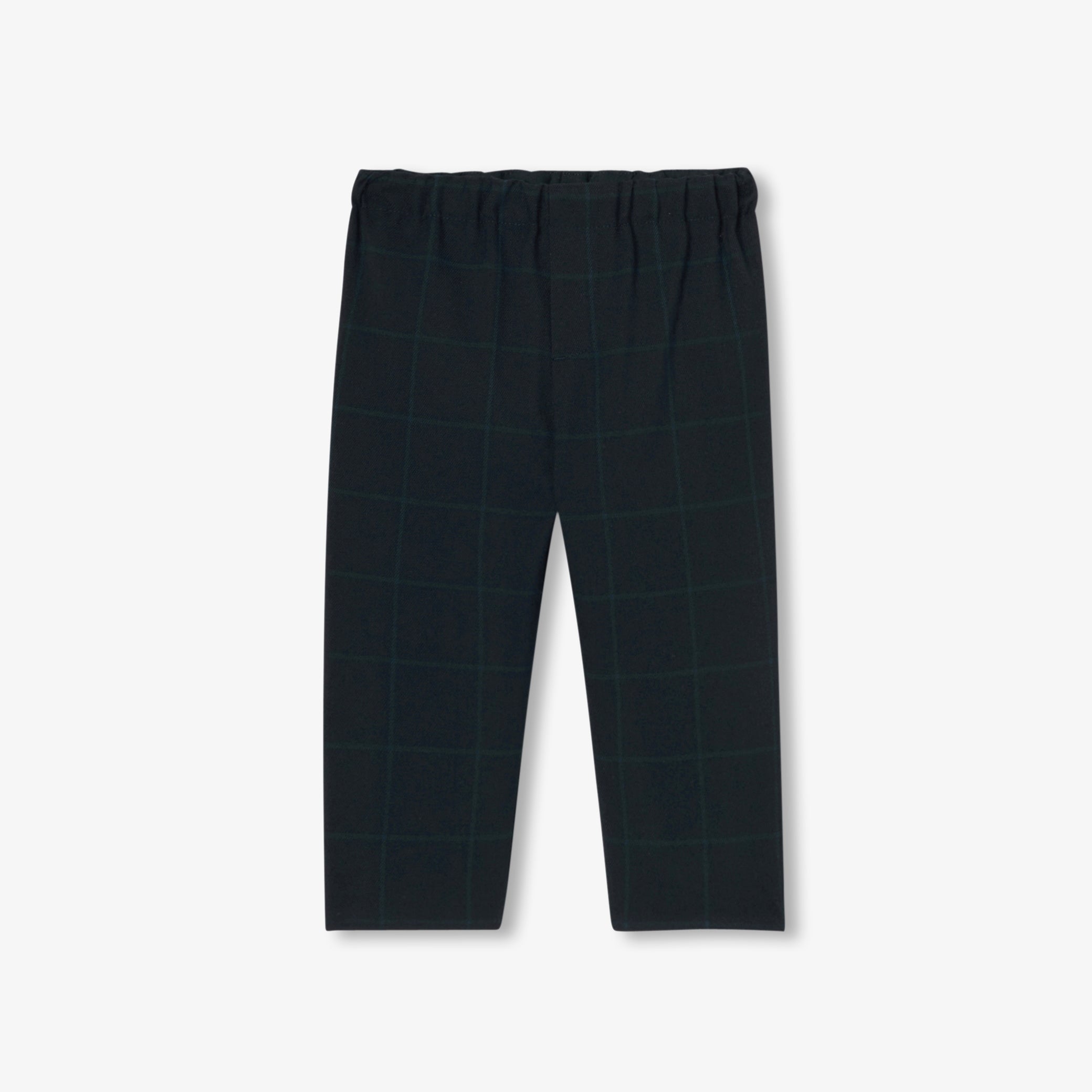 Baby boy plaid flannel trousers