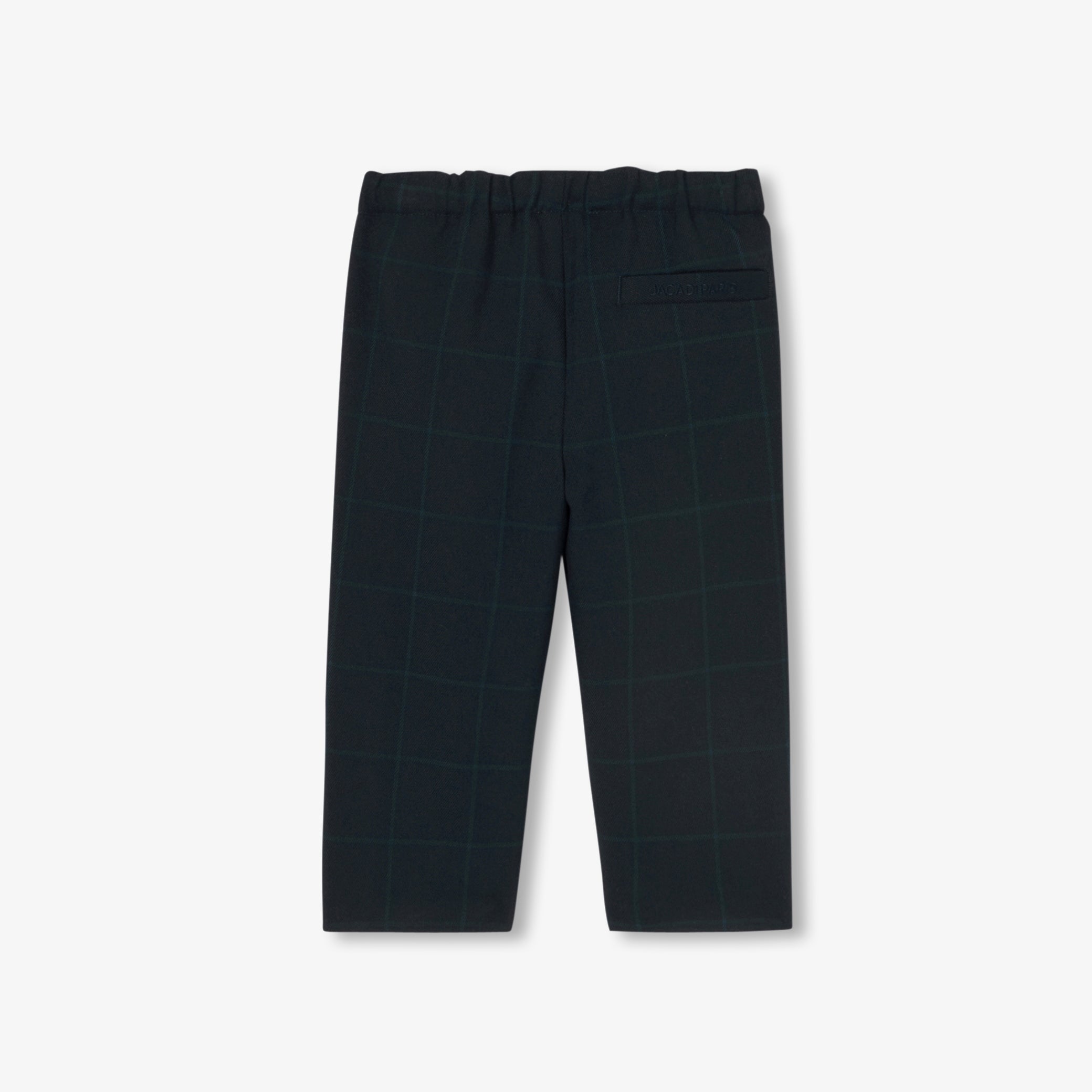 Baby boy plaid flannel trousers