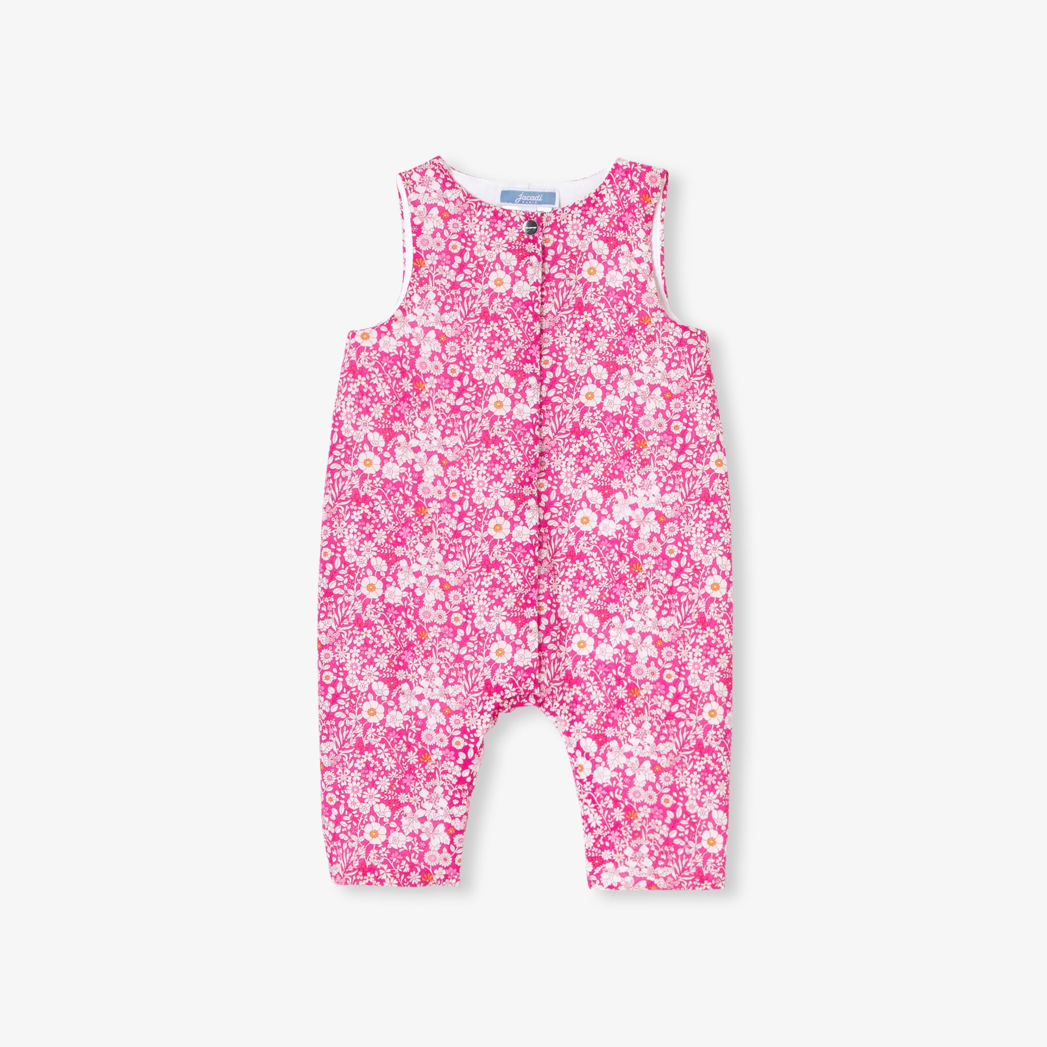 Baby girl jumpsuit in Liberty fabric