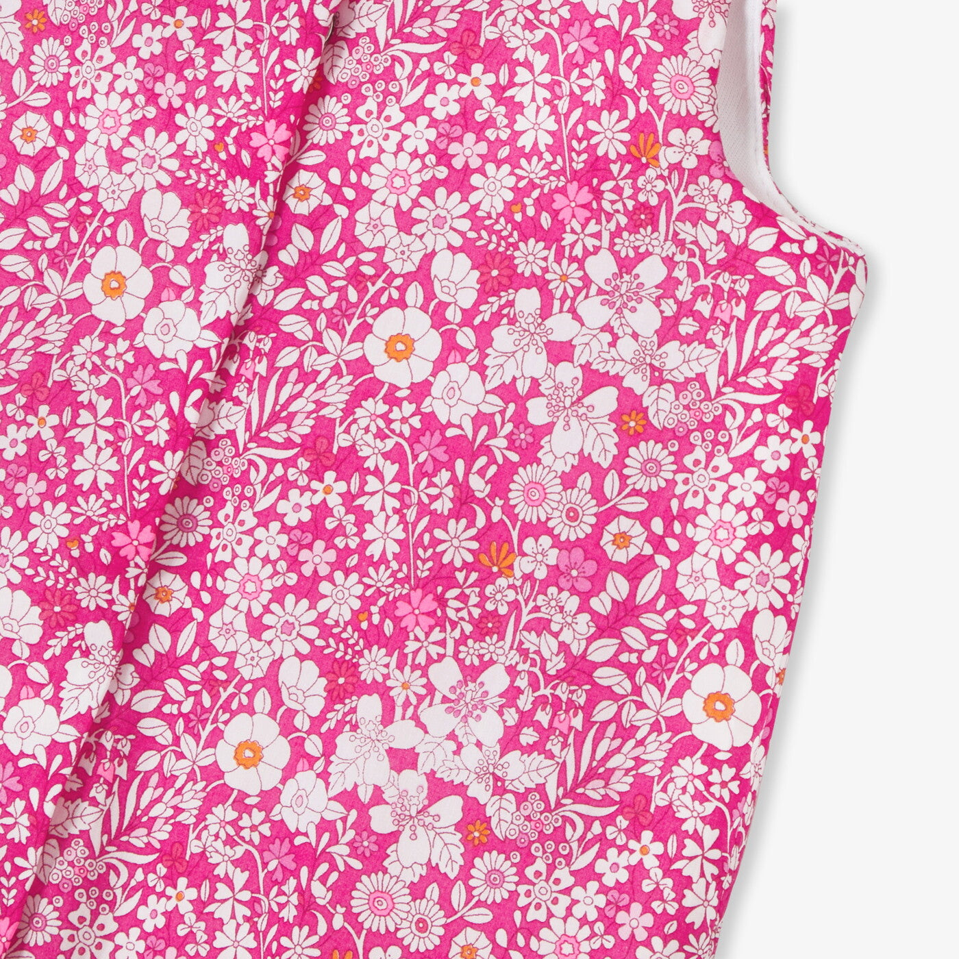 Baby girl jumpsuit in Liberty fabric