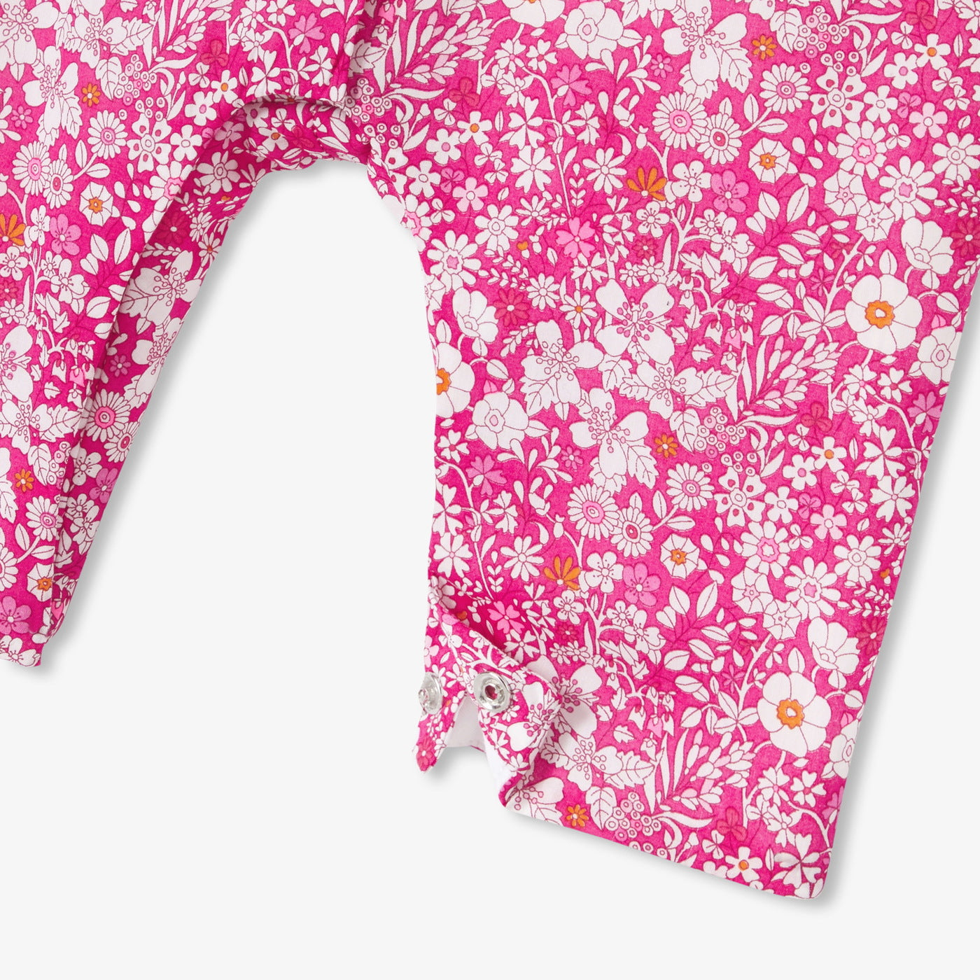 Baby girl jumpsuit in Liberty fabric