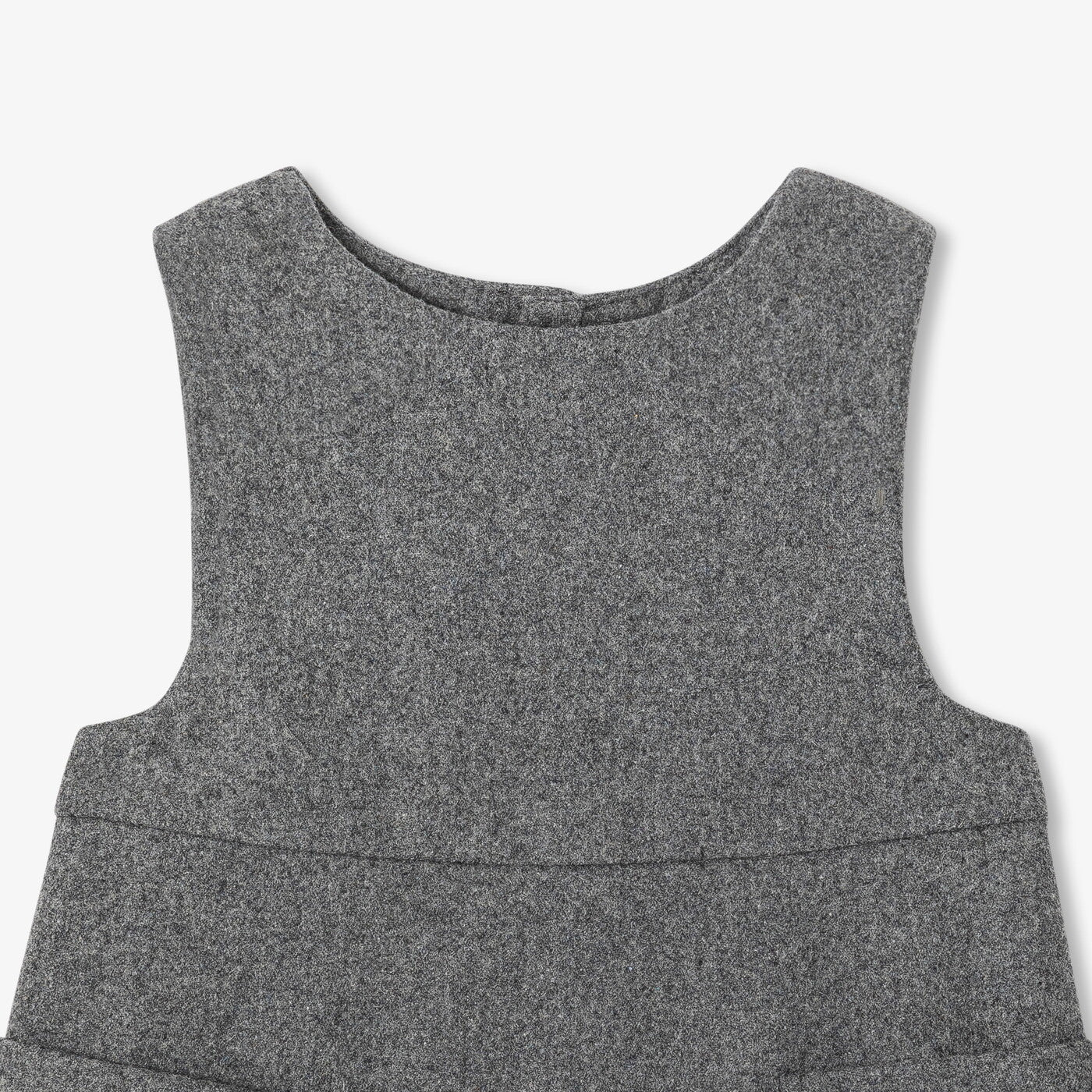 Baby girl flannel pinafore dress