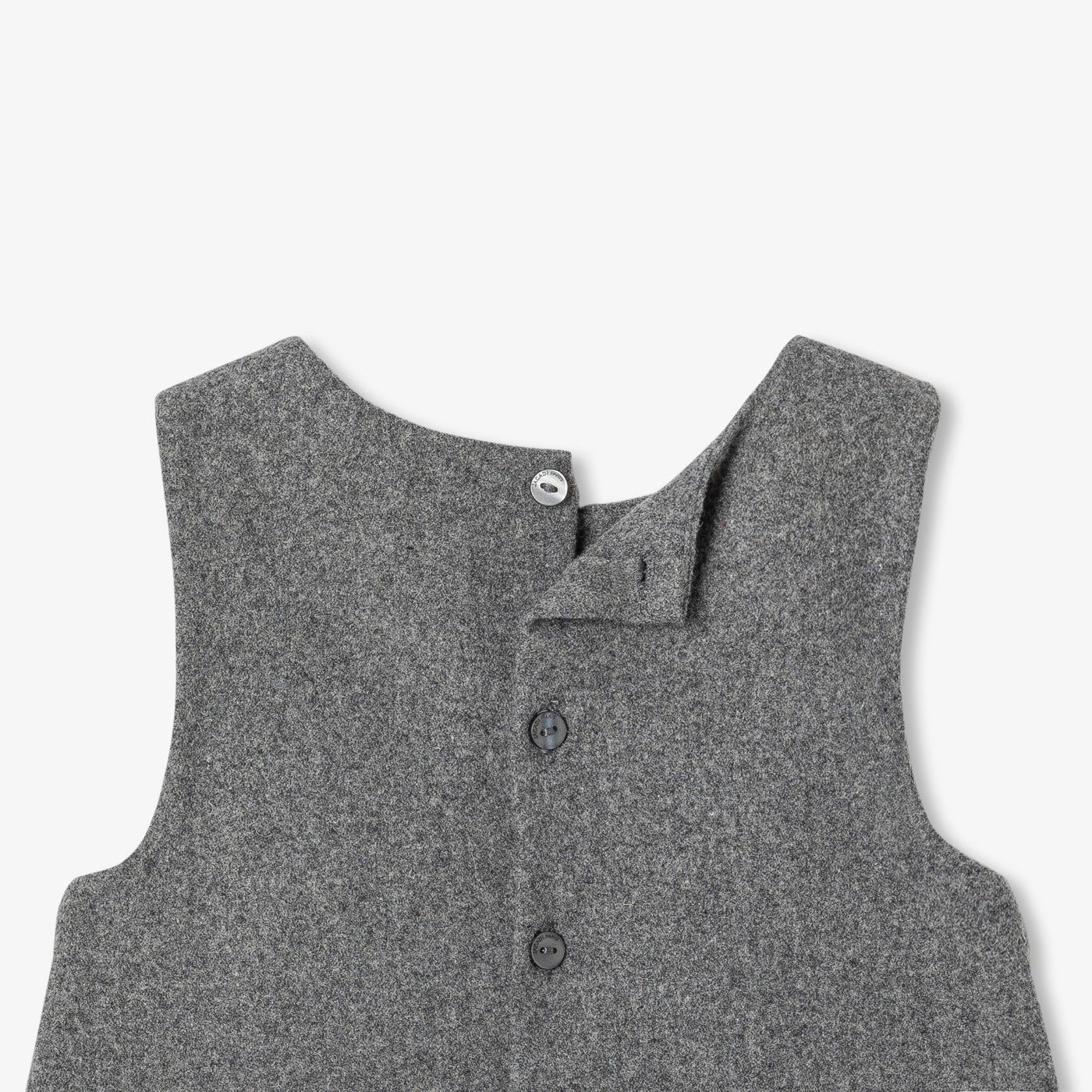 Baby girl flannel pinafore dress