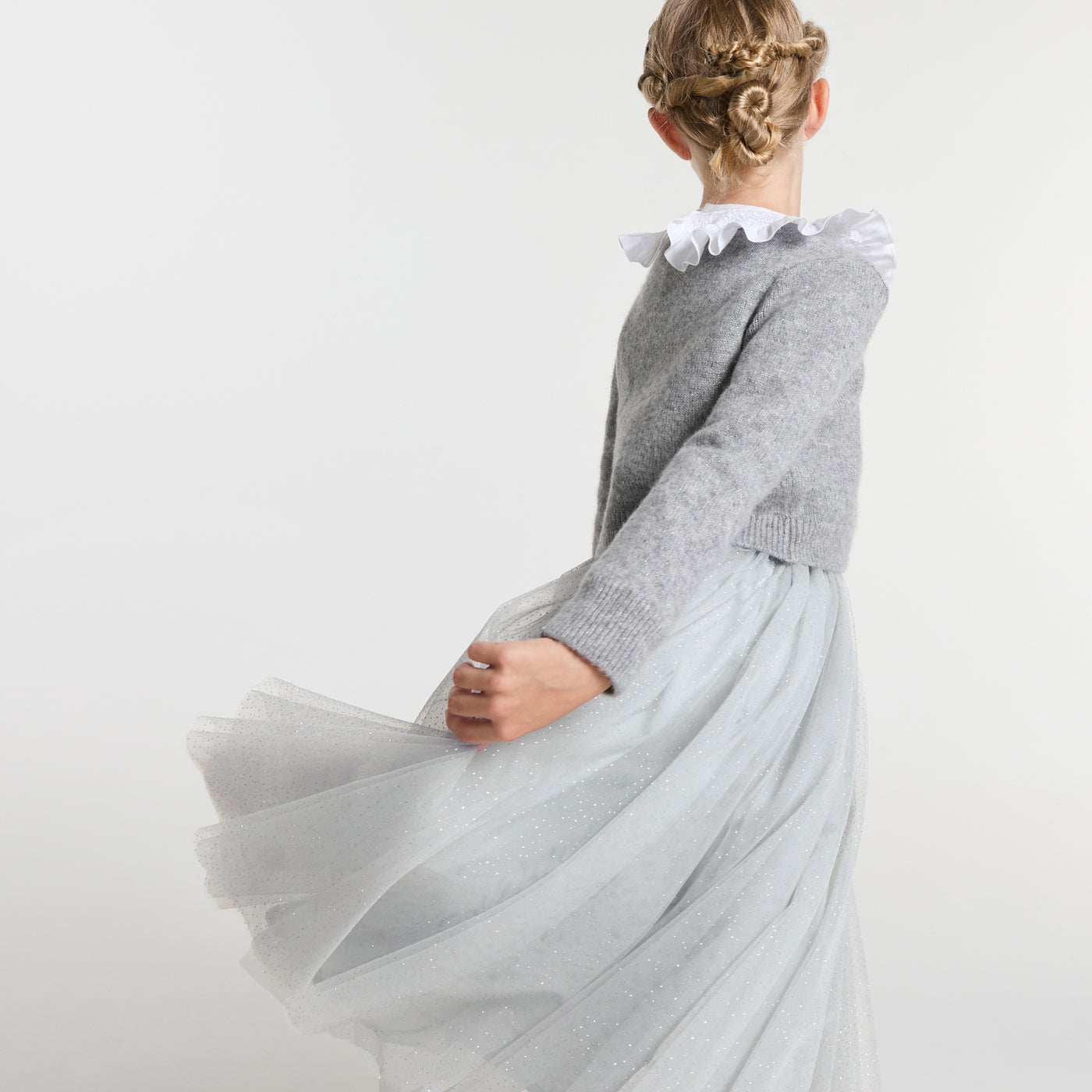 Girl tutu in sequined tulle