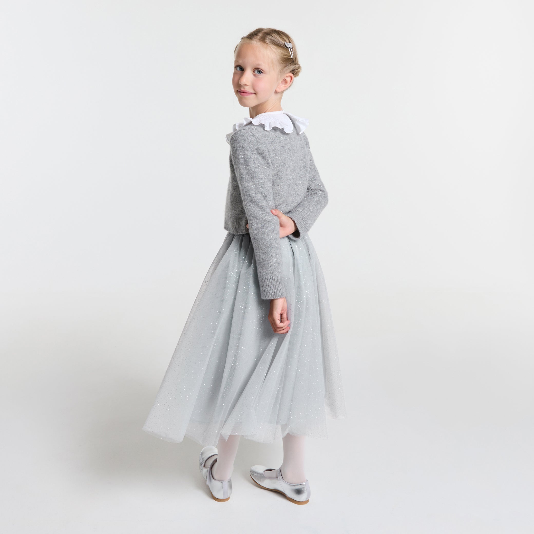 Girl tutu in sequined tulle