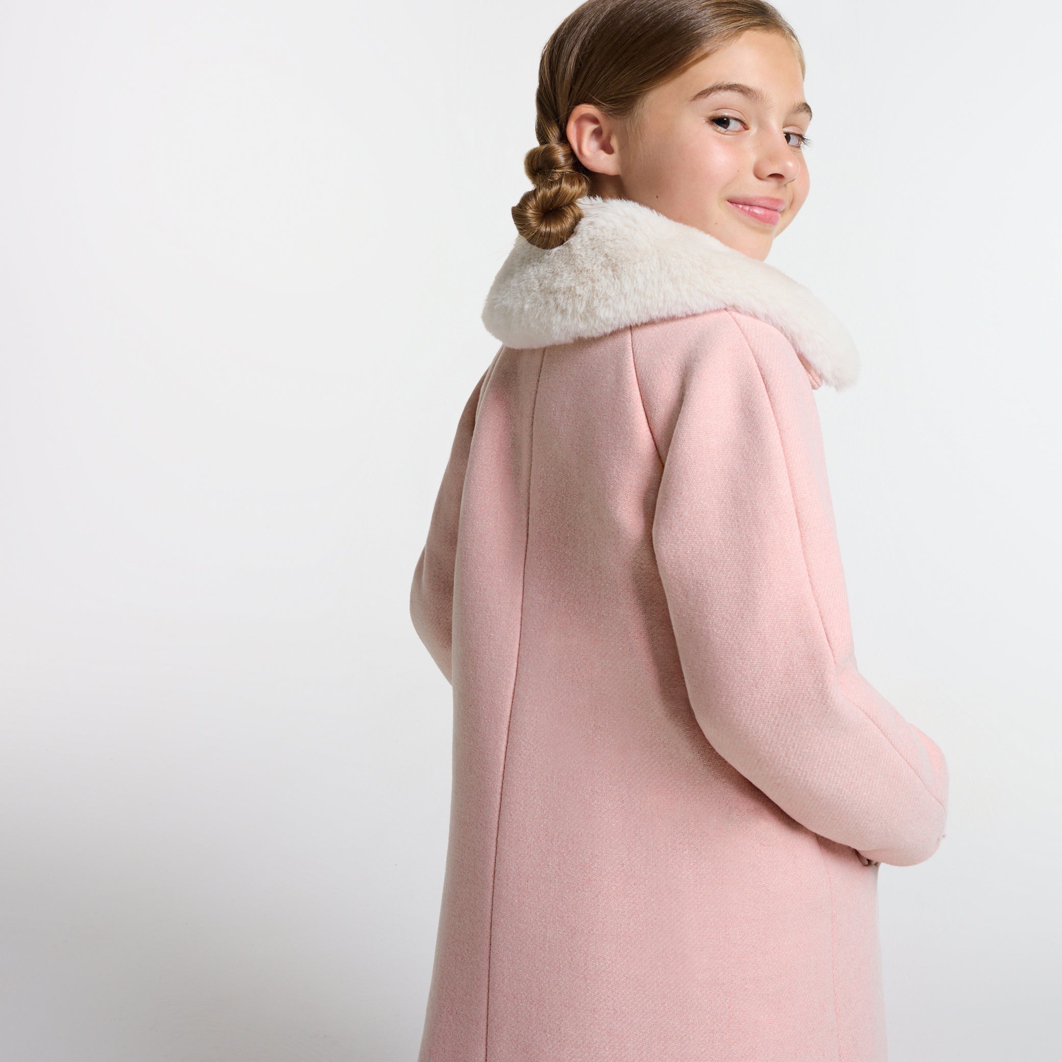 Girl wool coat