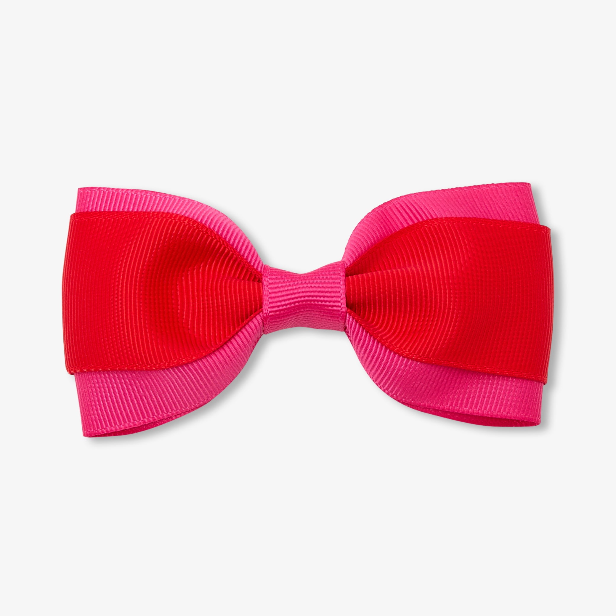 Girl hair clip with colour block bow
