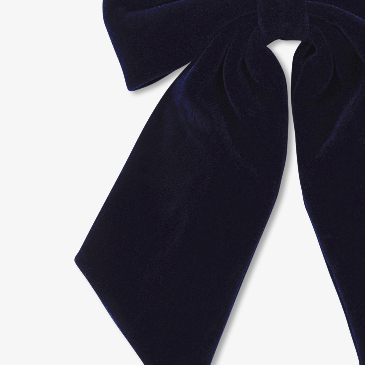 Girl velvet bow hair clip