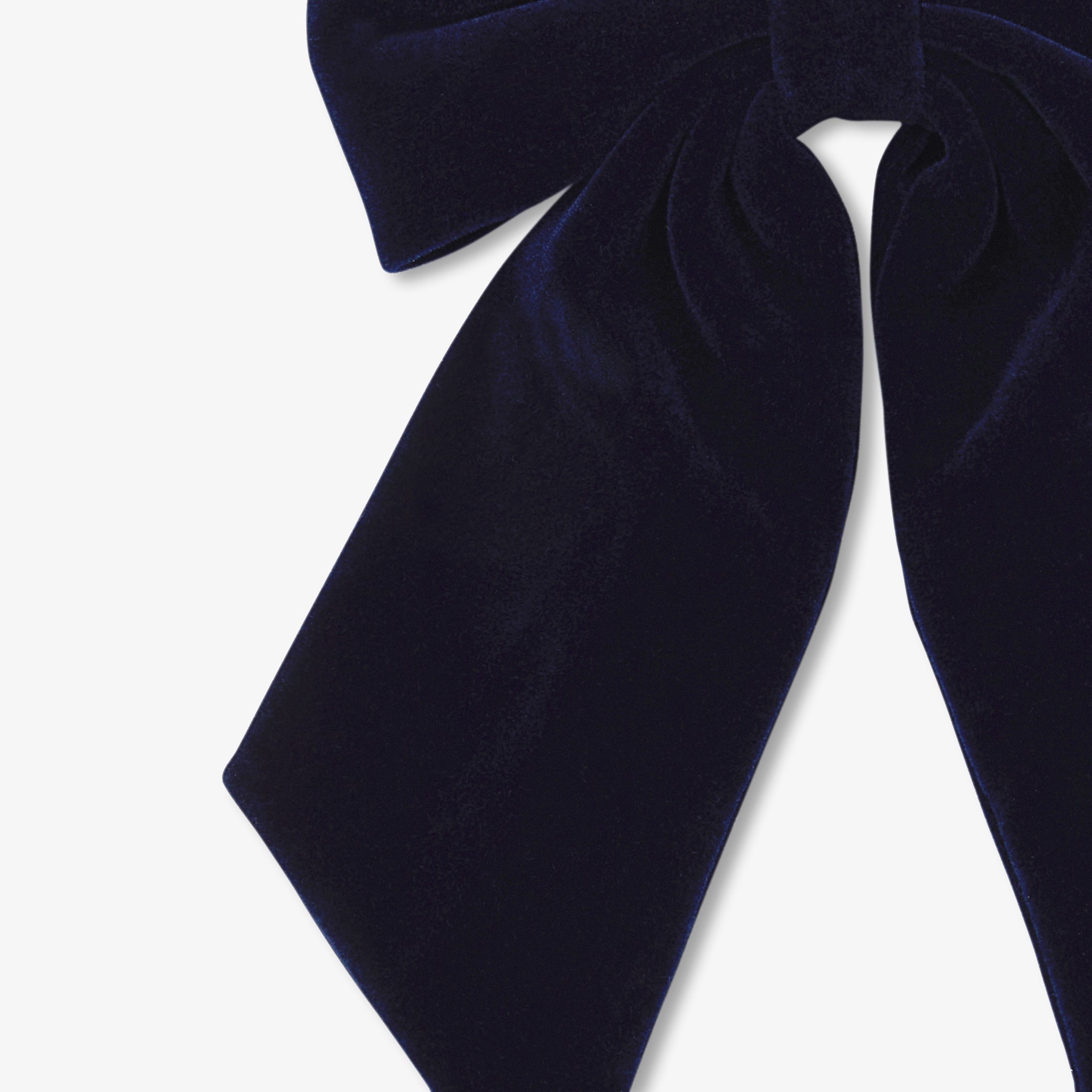 Girl velvet bow hair clip