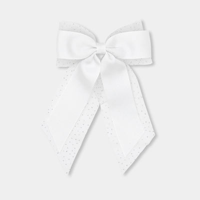 Girl velvet bow hair clip