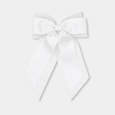 Girl velvet bow hair clip