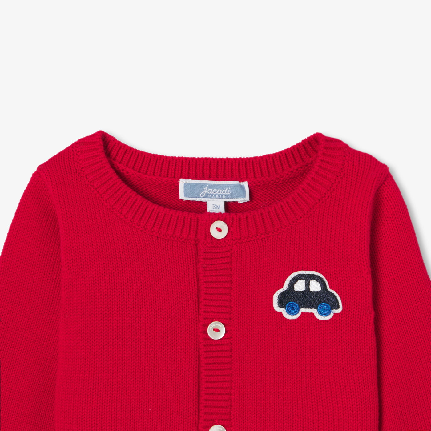 Baby boy cardigan in cotton jersey