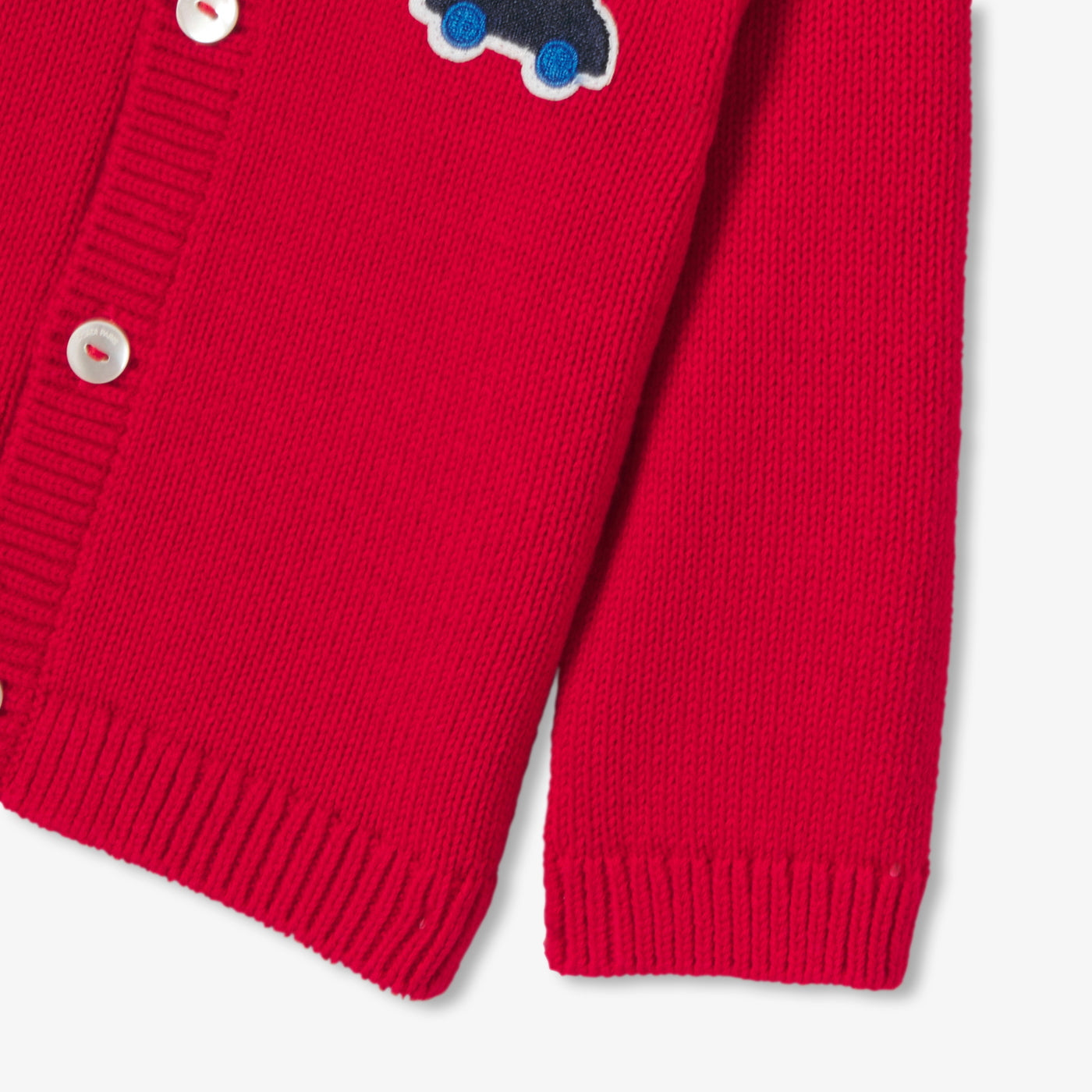 Baby boy cardigan in cotton jersey